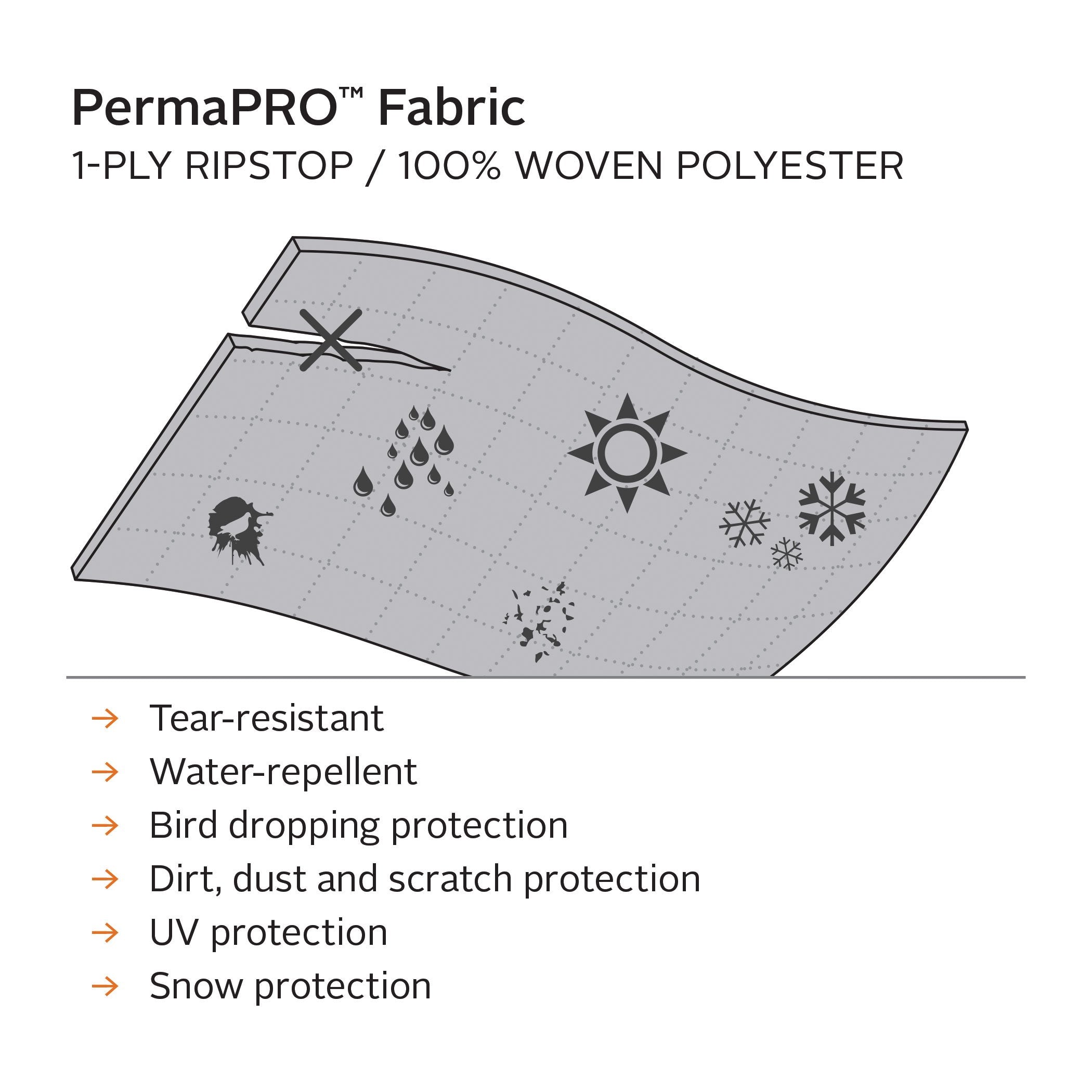 Classic Accessories Over Drive Permapro Folding Camping Trailer Cover, Fits 12 - 14L Trailers