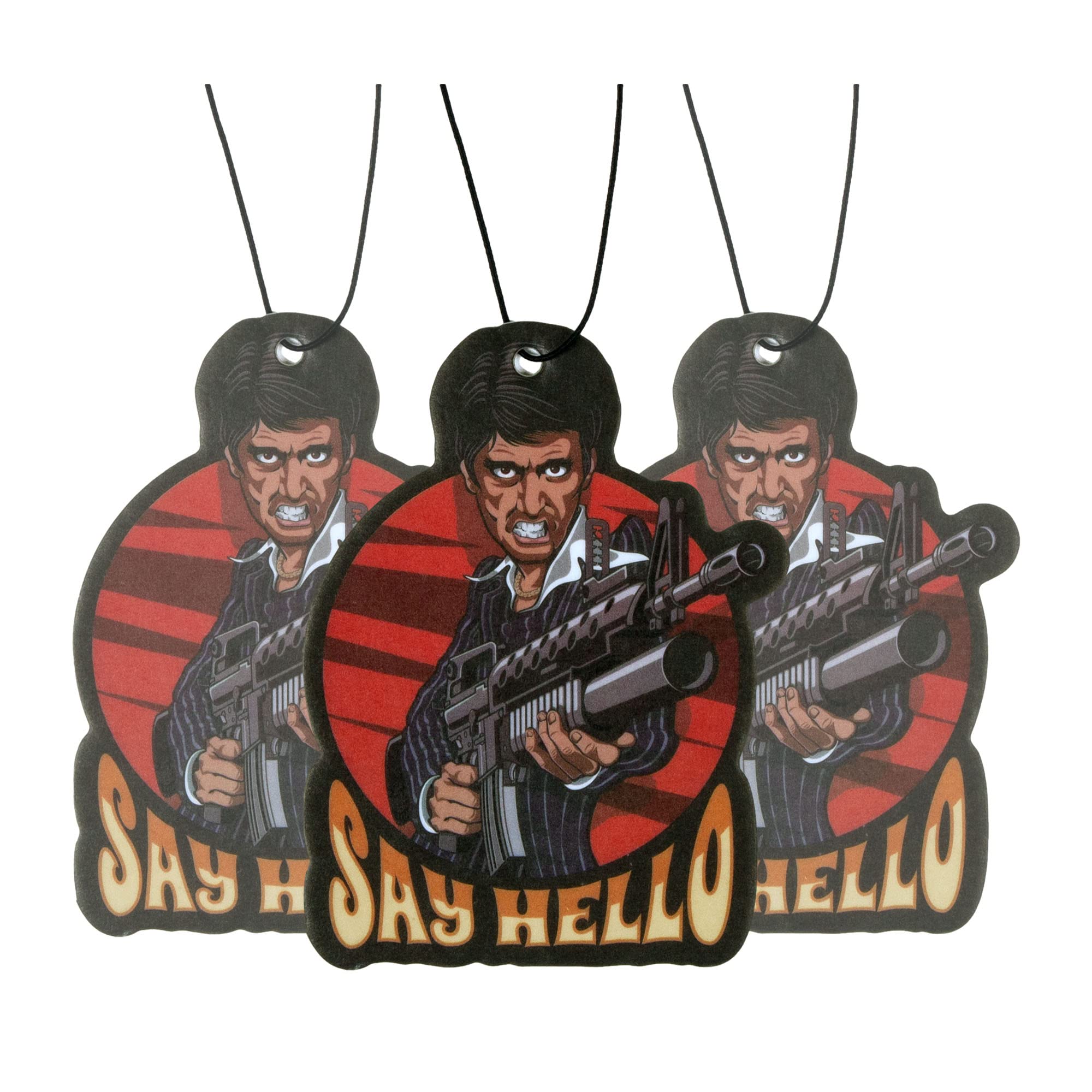 Scarface Like Car Air Freshener 3 Pack Scented With Essential Oils (3 Pack)