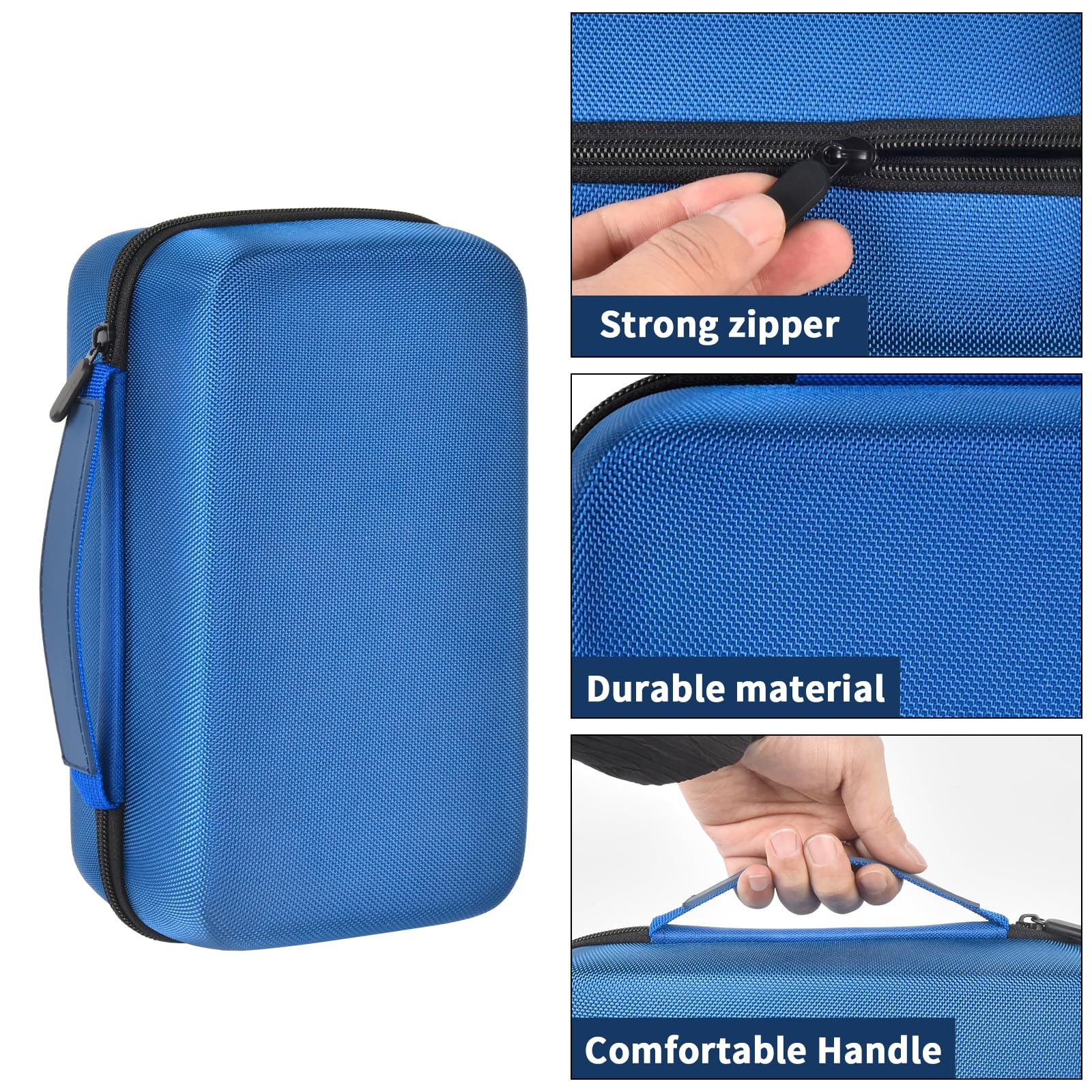 Casmilee Nylon Case for Halo Bolt 58830/57720 - Portable Emergency Power Kit Holder, Small, Blue, Model CSCASE231122