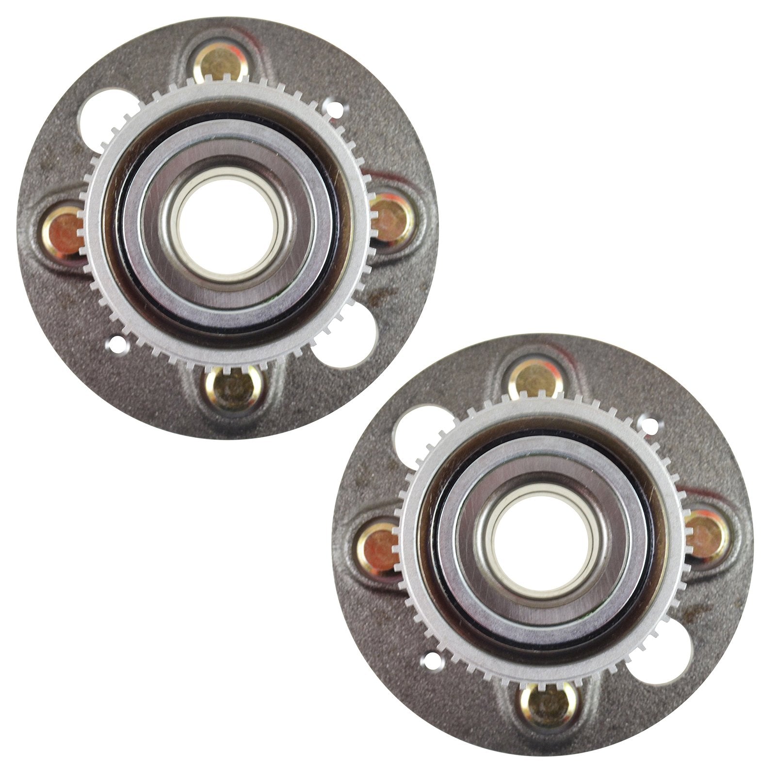 Trq Rear Wheel Hub Bearings Assembly Set Compatible With 2002-2003 Honda Civic