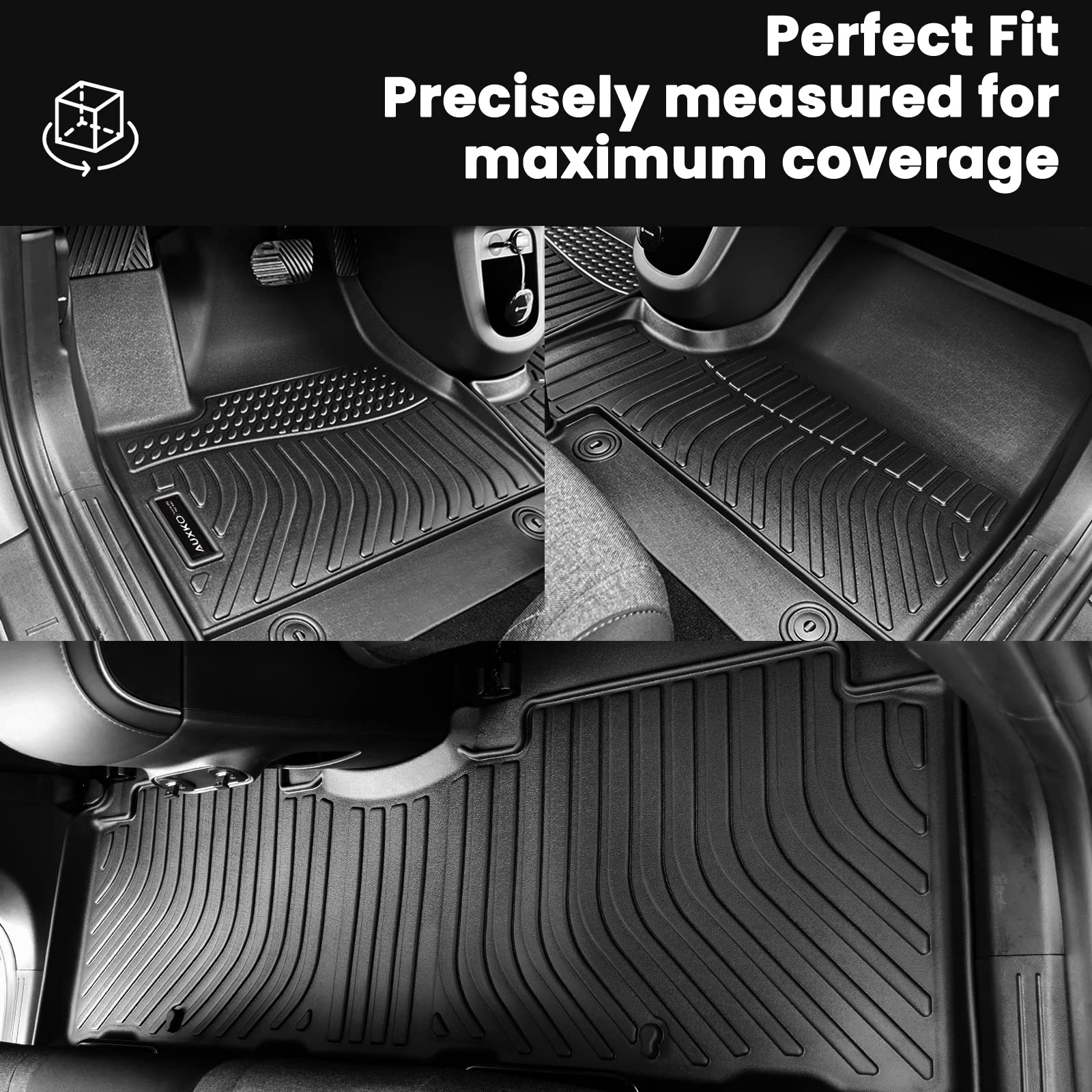 Auxko All Weather Floor Mats Fits For Honda Cr-V 2023 2024 2025 (Include Hybrid) Tpe Rubber Liners Accessory For Honda Crv 2023