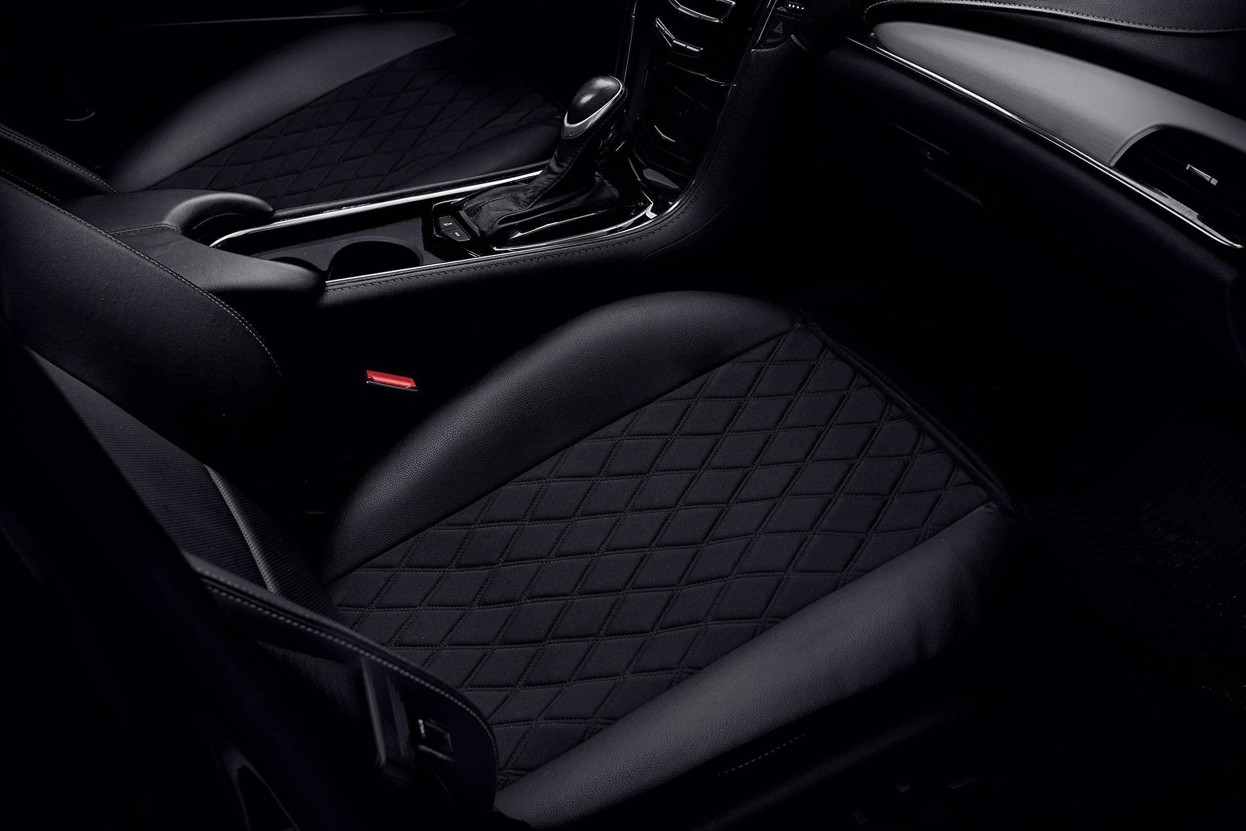 FH Group Car Seat Cover Cushion - 2 Pack Seat Covers for Cars Trucks SUV, Faux Leather Car Seat Cushions, Waterproof Car Seat Co