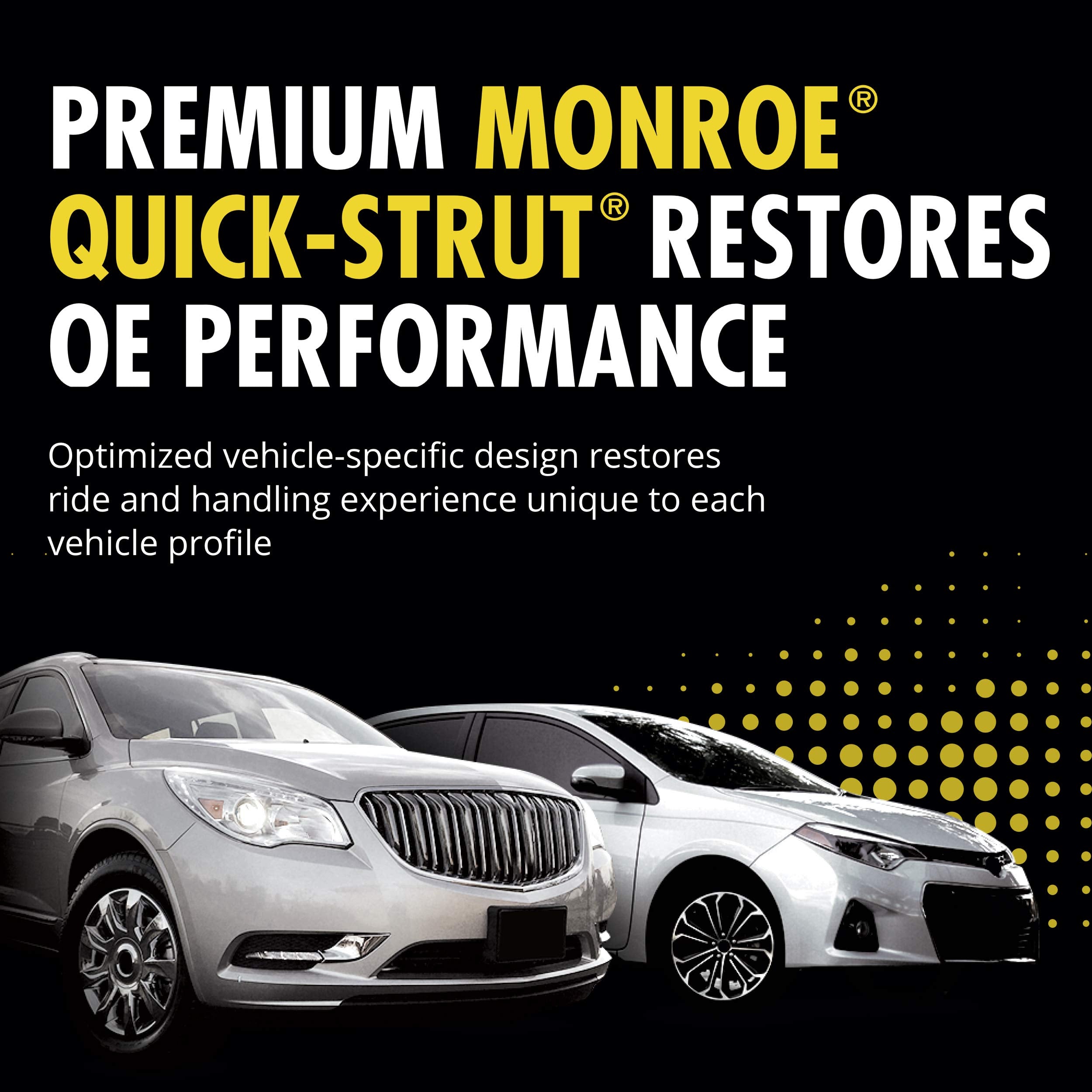 Monroe Quick-Strut 139105 Suspension Strut And Coil Spring Assembly For Chevrolet Silverado 1500