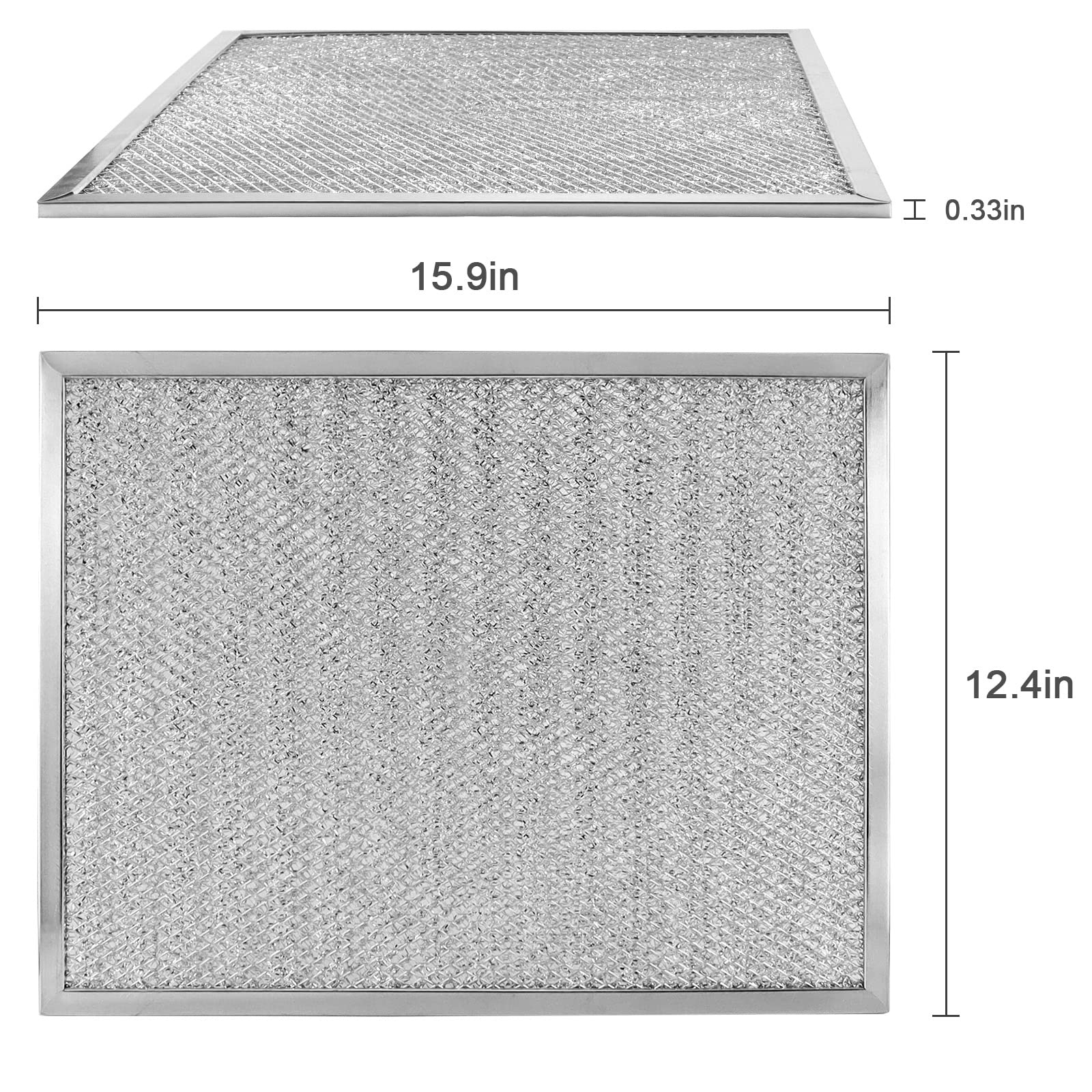 Fits For 203368 Honey-Well Electronic Air Cleaner For 16'' X 12.5'' Post Filter F300E F50F Series - 60 Days Warranty - 2 Pack