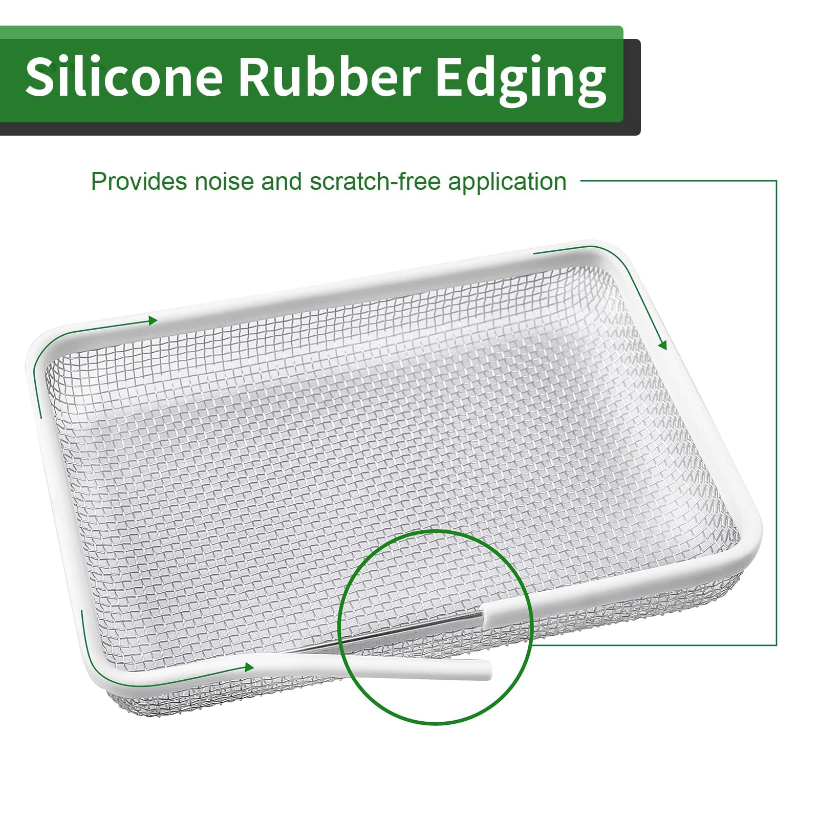 Rvguard Rv Flying Insect Screen Stainless Steel Mesh With Installation Tool And Silicone Rubber, Circular 2.8 Inch, 8.1 X 1.5 In
