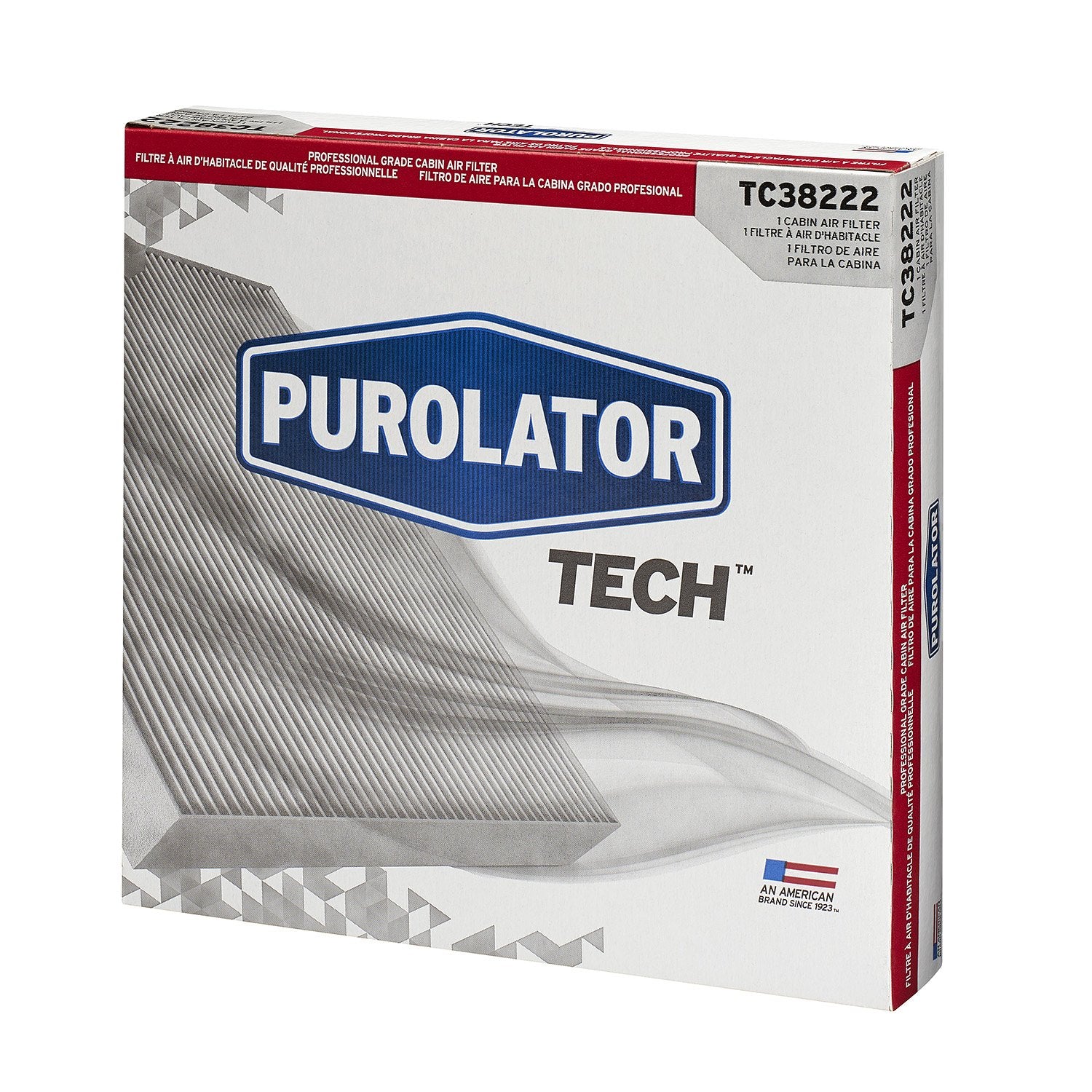 Purolator TC38222 PurolatorTECH Cabin Air Filter Compatible With 2001-2007 Toyota Highlander, 1999-2003 Lexus RX300 and 2001-200