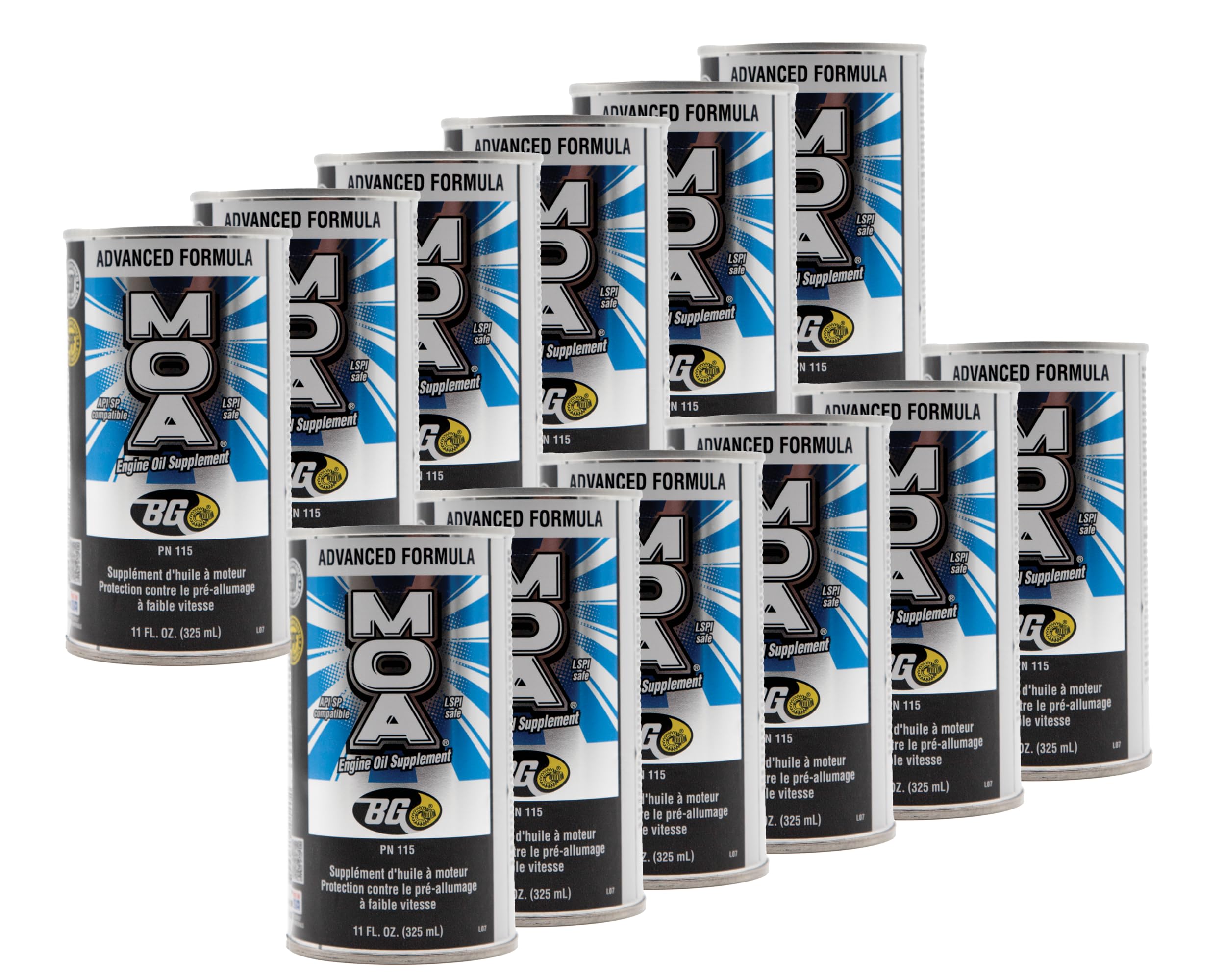 BG MOA Motor Oil Additive 11oz (12 Pack)