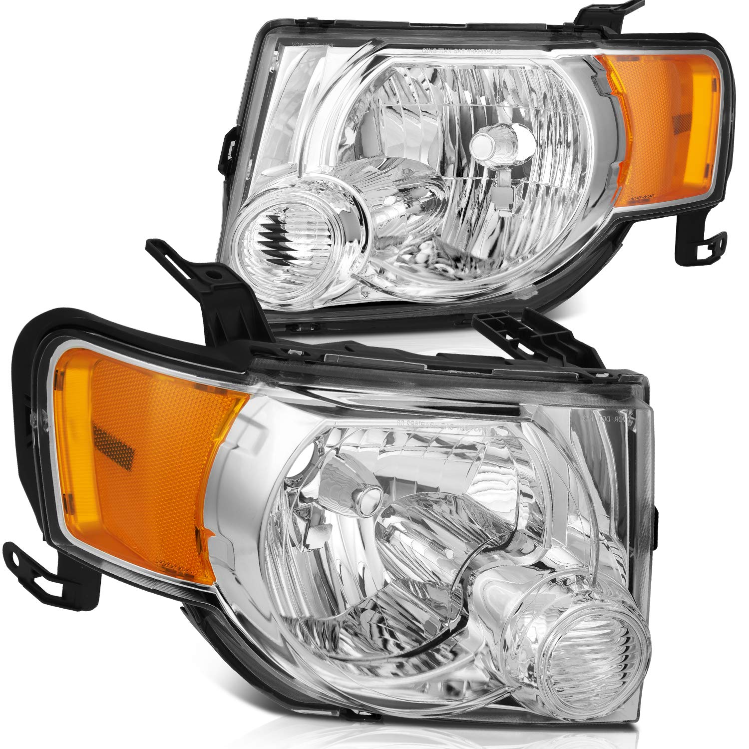 LBRST Headlight Fit 2008-2012 for Escape Pair Headlight Assembly 8L8Z13008B
