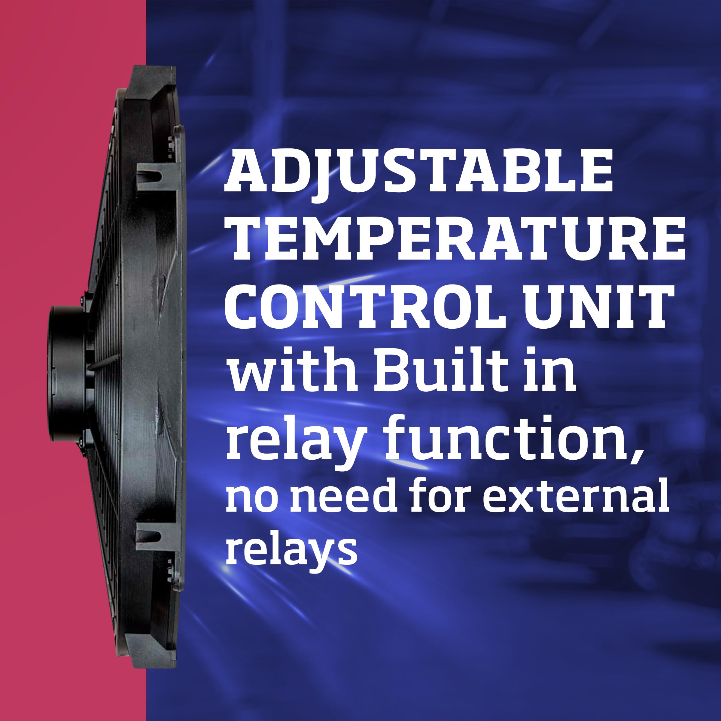 Flex-A-Lite Adjustable Temperature Controller, Fan Controller (31147), Car Parts, Gray