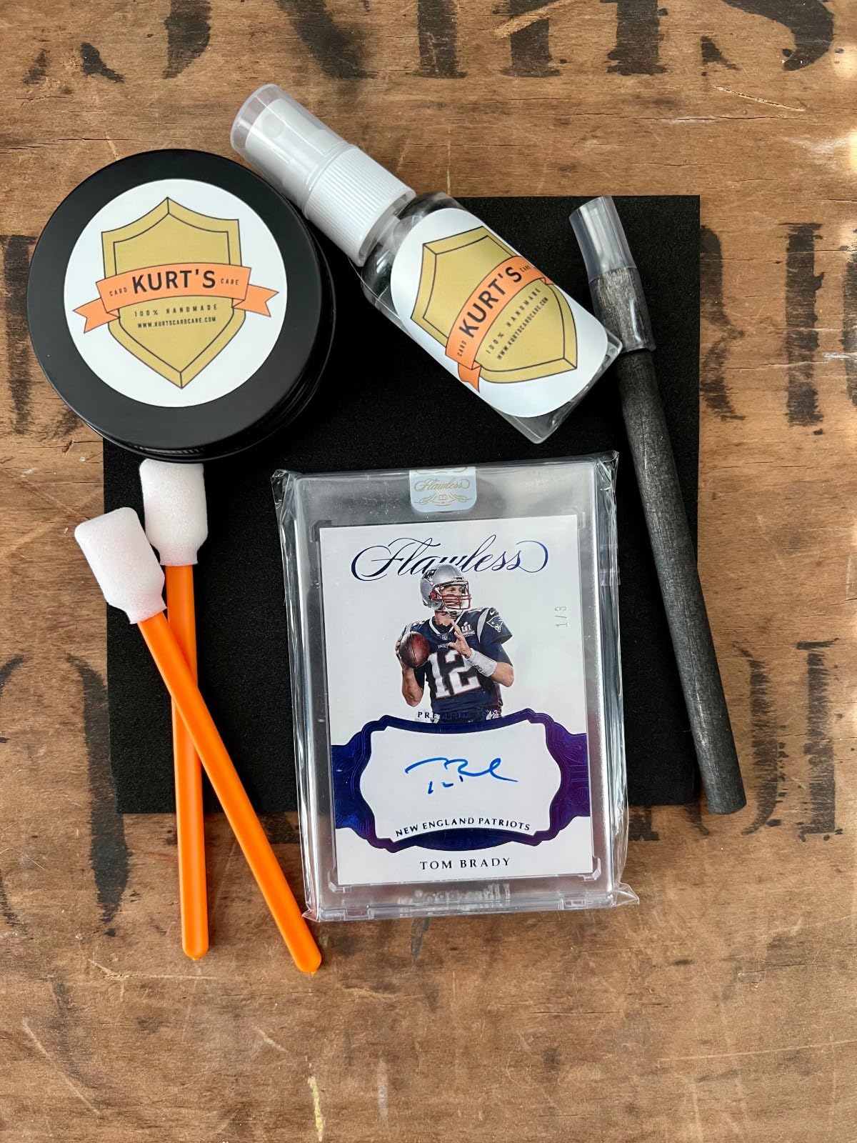 Kurt's Card Care Kit - Clear Plastic Storage for Cards and Collectibles