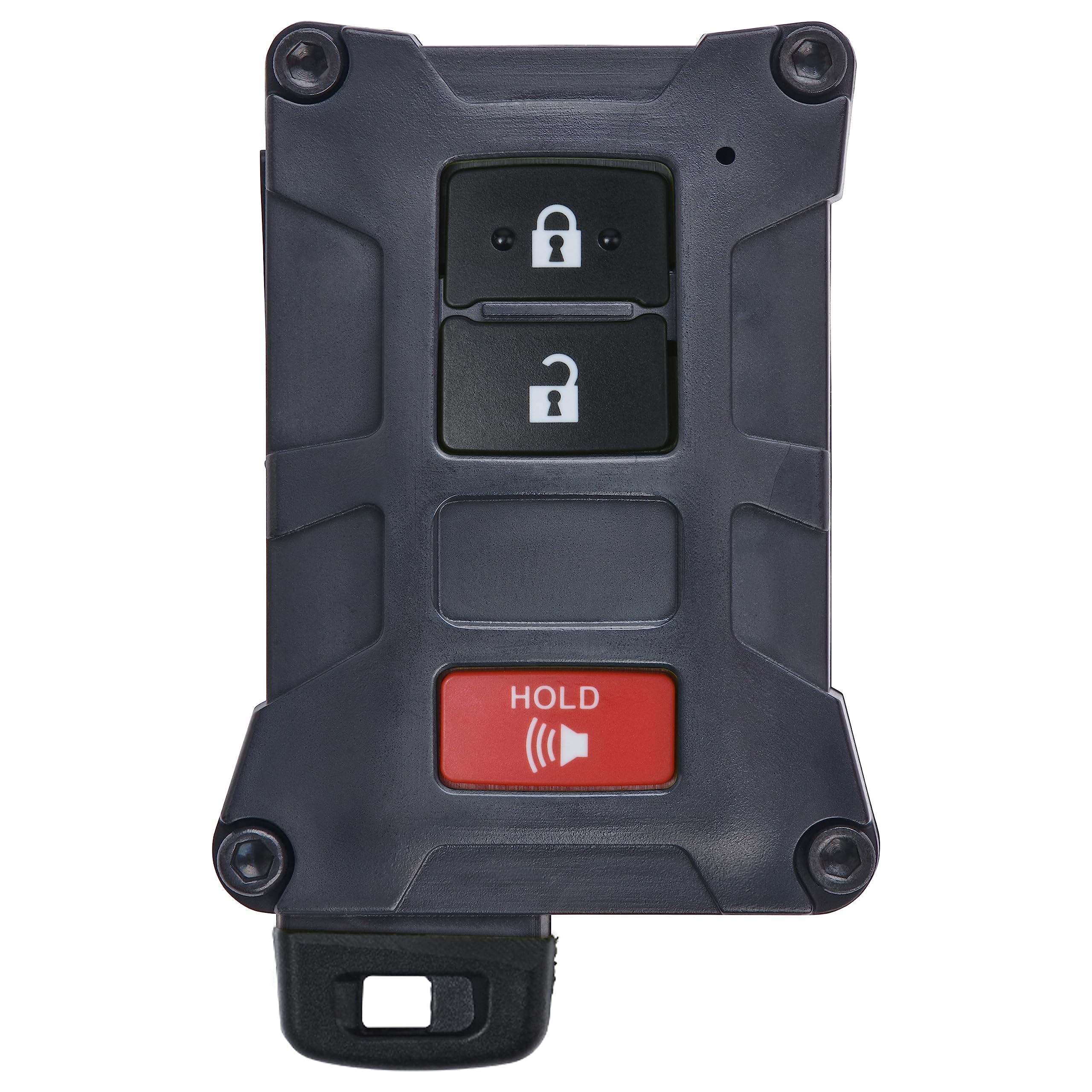 Ajt Design Replacement Key Fob Case For Toyota Tacoma, Tundra, 4Runner V1 - Custom Made In Usa (Color: Black)