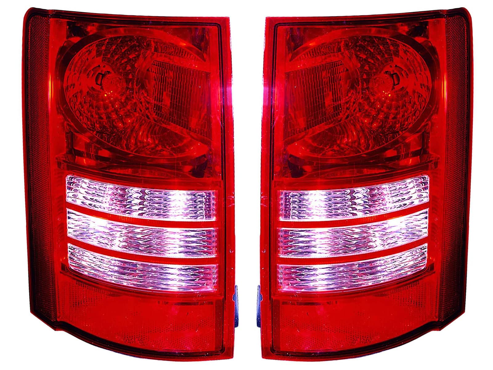 Auto Parts Avenue APA Replacement for Tail Light Rear Lamp 2008 2009 2010 Town & Country with Bulb Left and Right PAIR Set 51132