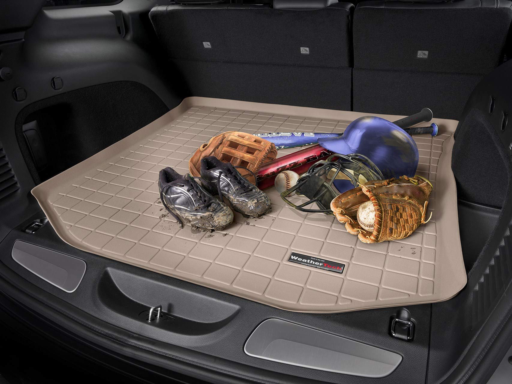 Weathertech Cargo Trunk Liner For Mkx, Edge - Behind 2Nd Row (40325) Black