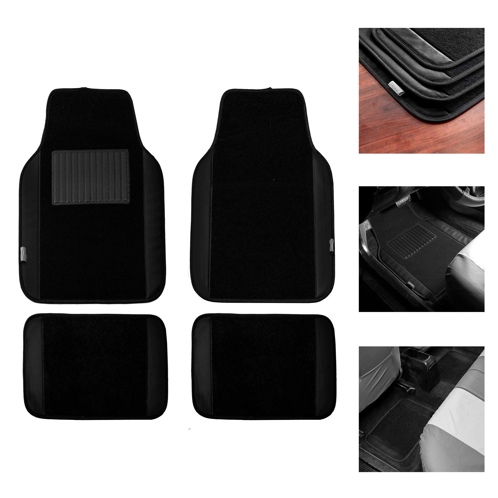 Fh Group Car Floor Mats - Carpet For Cars, Universal Fit Automotive All Purpose Car Protector Mat For Most Sedan, Suv, Truck Flo