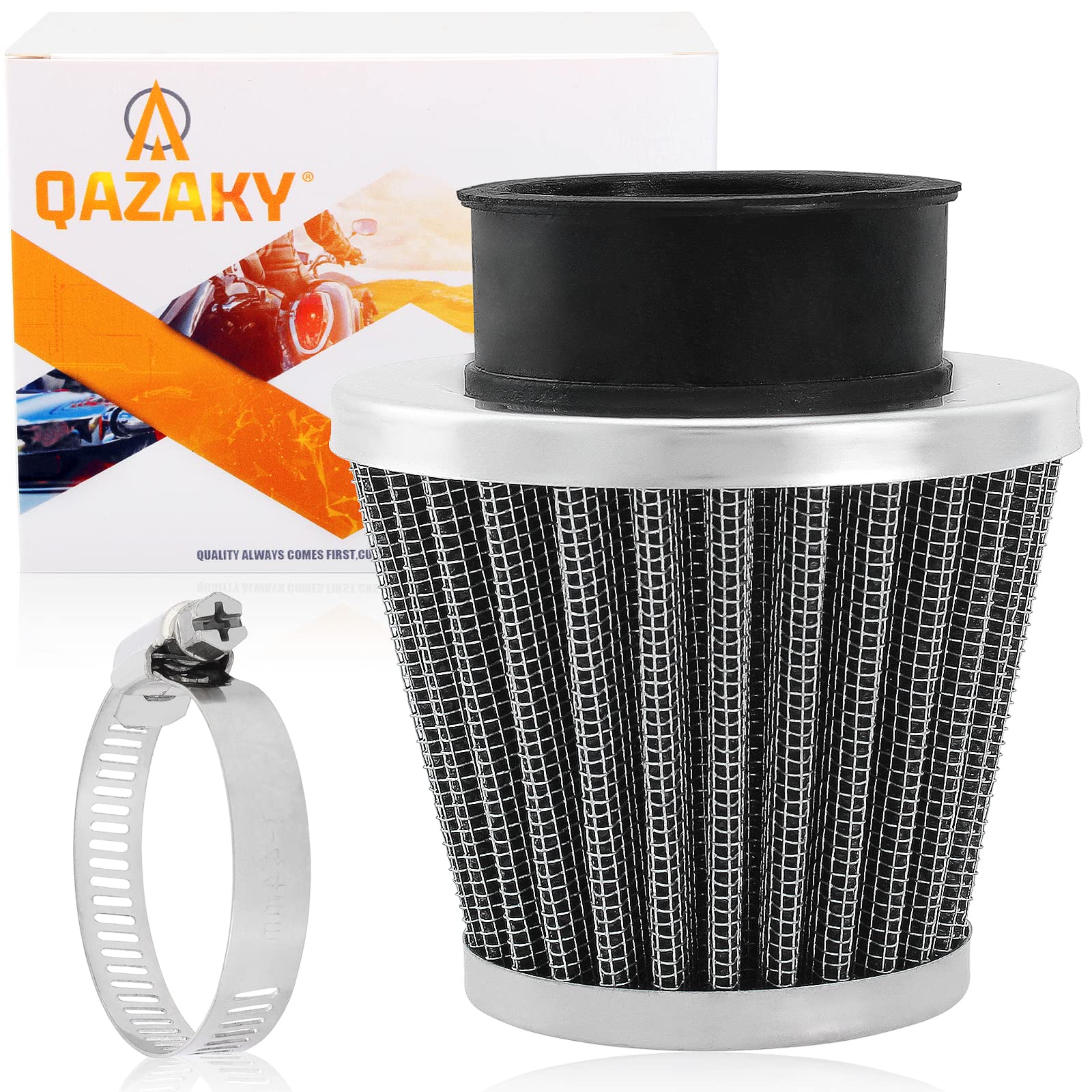 Qazaky Universal 44Mm 45Mm 46Mm Filter Cleaner Compatible With 50Cc-90Cc 110Cc 125Cc 140Cc 150Cc 200Cc 250Cc Gy6 Motorcycle Atv 