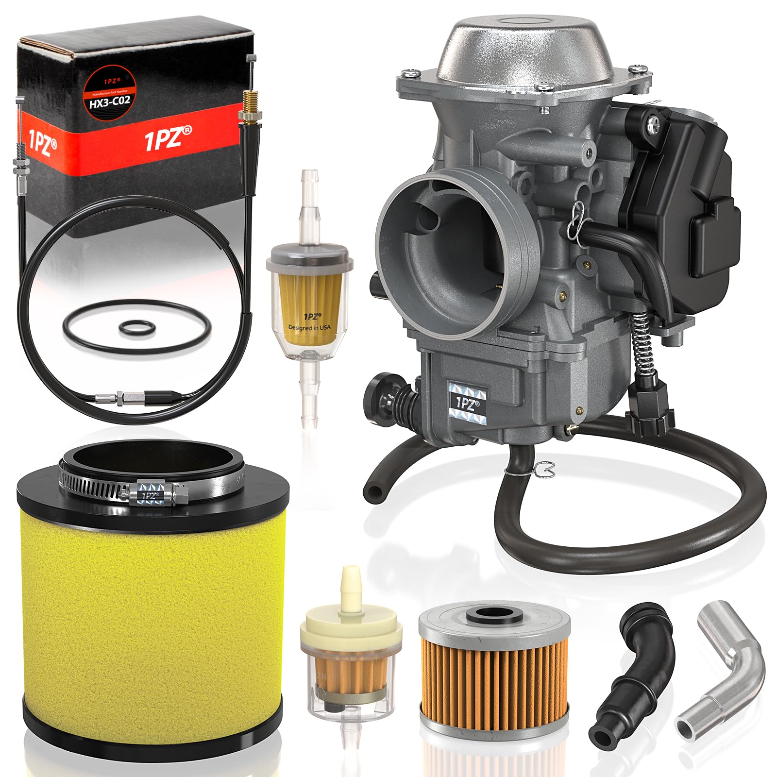 1PZ HX3-C01 Carburetor Carb Replacement for Honda 300 TRX300 FOURTRAX TRX300 FW FOURTRAX 1988-2000