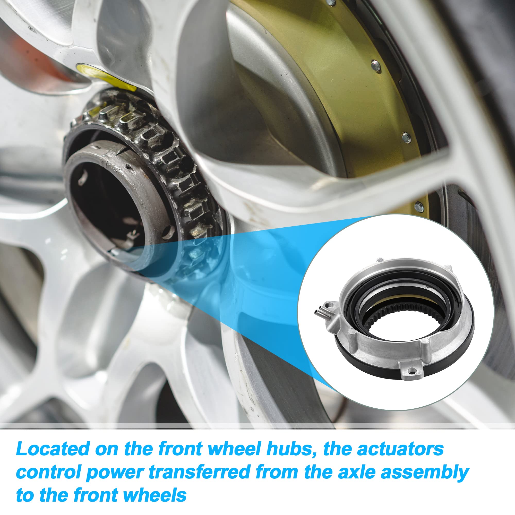 X Autohaux 2 Pcs 4X4 Auto Locking Hub 4Wd Locking Hub Actuator For Ford F-150 2004-2016 For Ford Expedition 2003-2015 For Lincoln Navigator 2003-2017 7L1Z3C247A 4 Wheel Drive