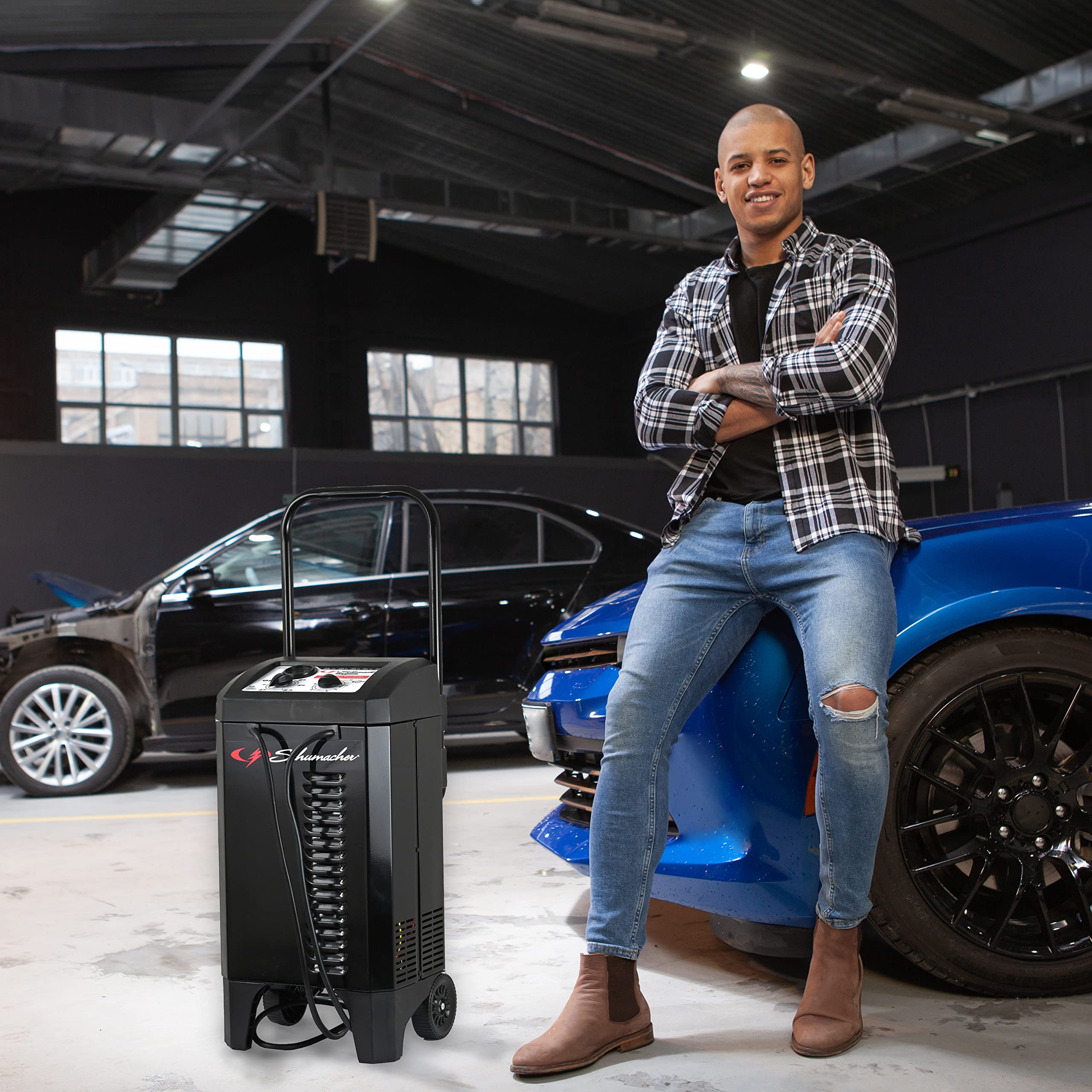 Schumacher Electric SC1445 Battery Charger & Jump Starter, 250 Amps, 6V/12V, for Cars, SUVs, Trucks & Boats