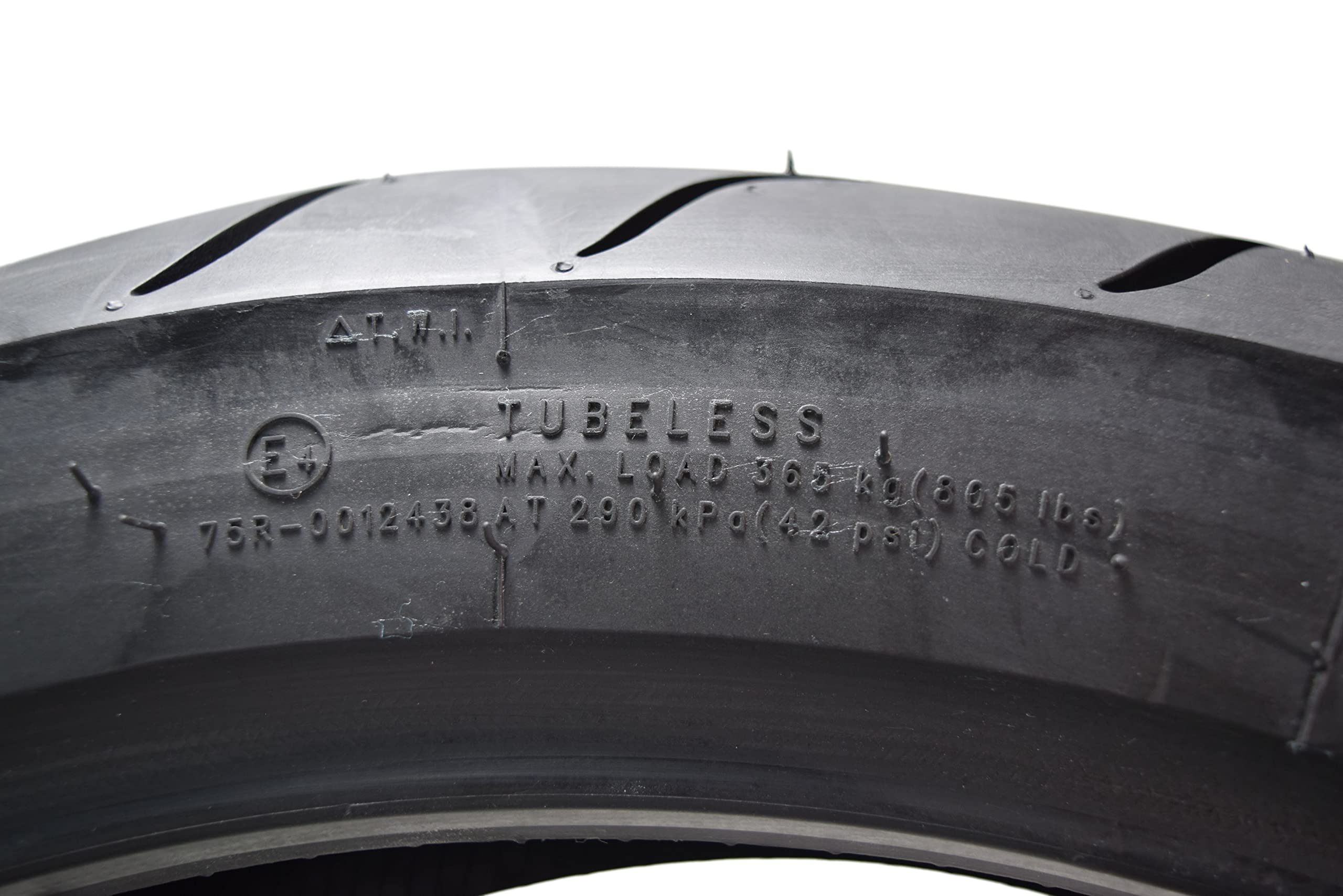 Kenda KM1 (KM001) 180/55ZR17 Rear Tire for Sport Touring Motorcycle 73W - Radial Tire with High-Speed Stability & Excellent Wet