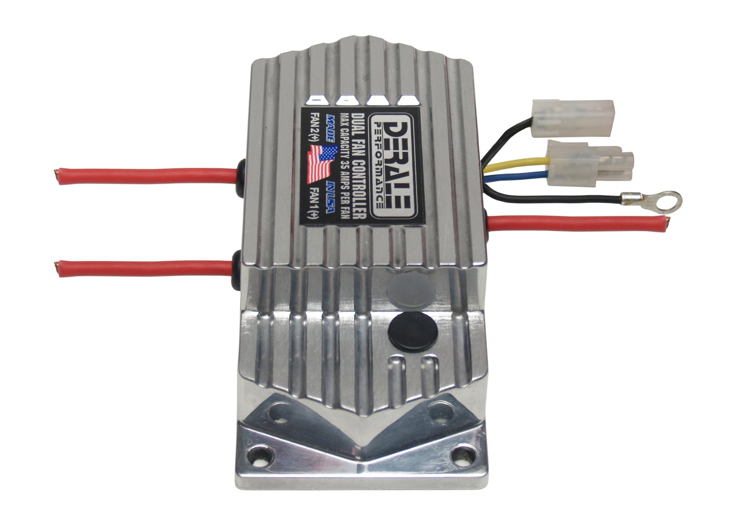 Derale Dual Fan Controller 16788 - High Amperage, Black, Aluminum