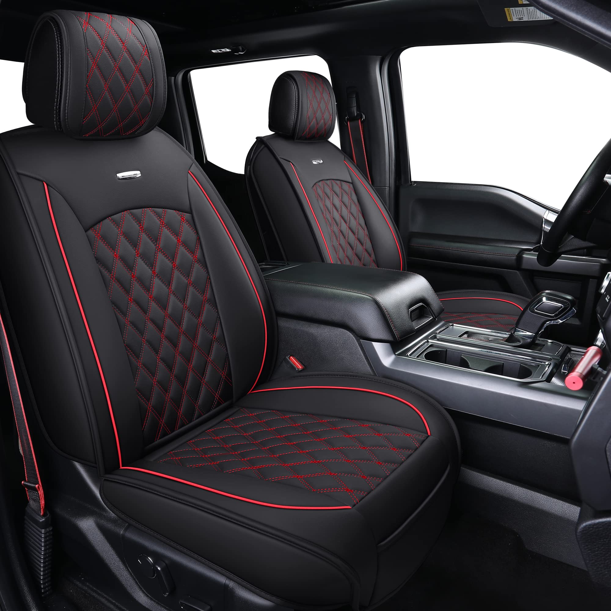 Aierxuan Car Seat Covers Full Set With Waterproof Leather Automotive Vehicle Cushion For Cars Suv Pick-Up Truck Fit For 2009 To