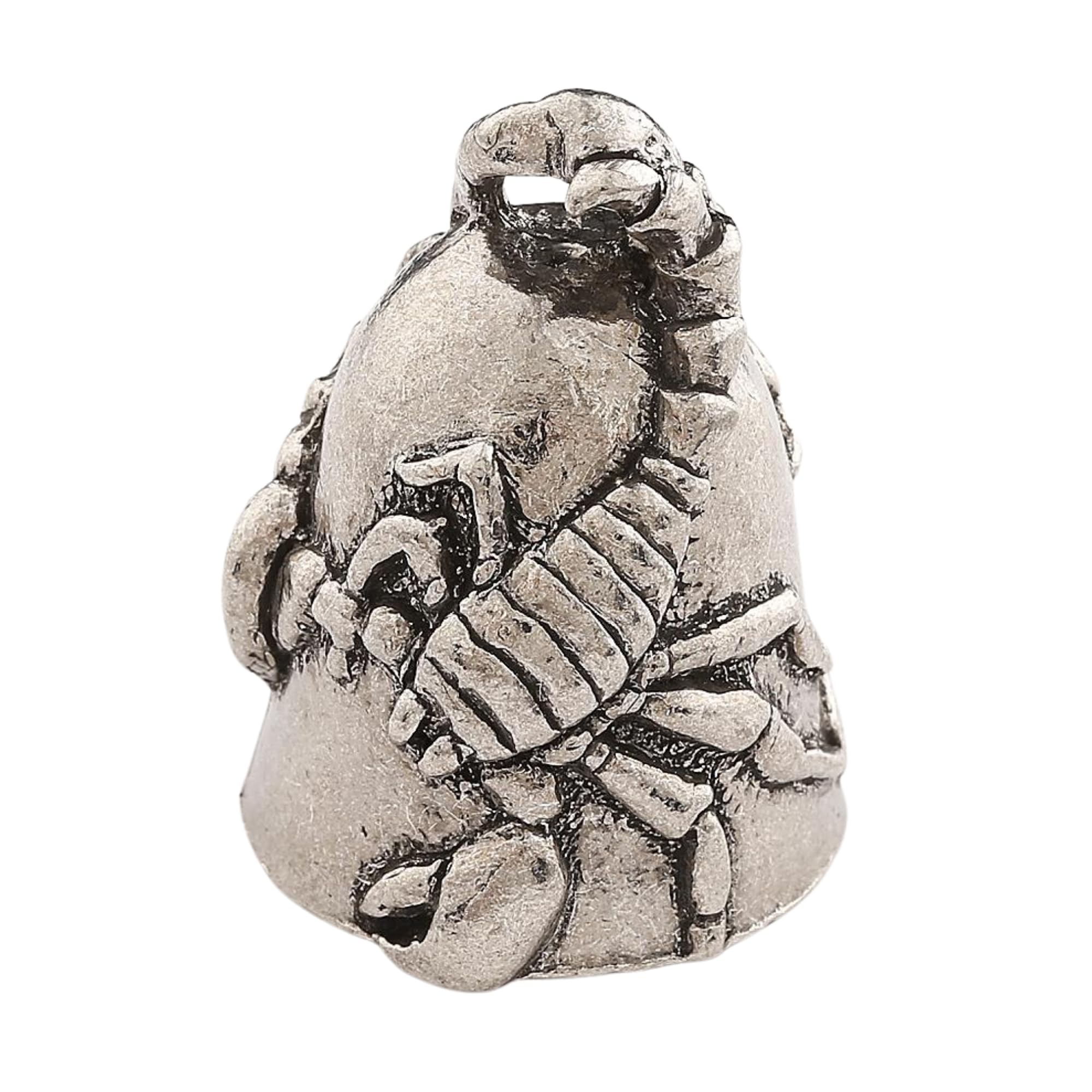 Guardian Bell Motorcycle Bell - Scorpion Design, 1.5 Inch Lead-Free Pewter with Keyring & Gift Bag - Made in USA