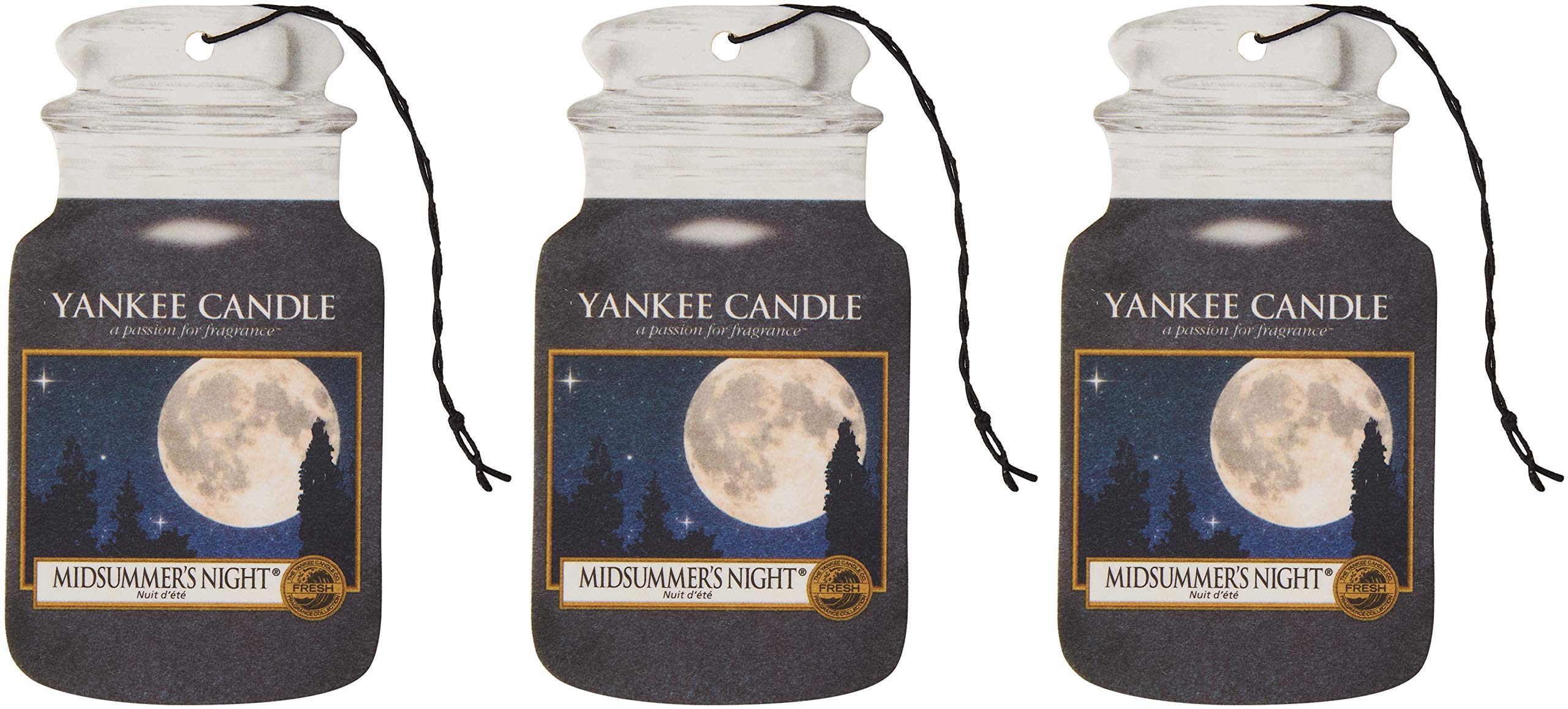 Yankee Candle Car Jar Bonus Pack Midsummer'S Night Ycjbpmn