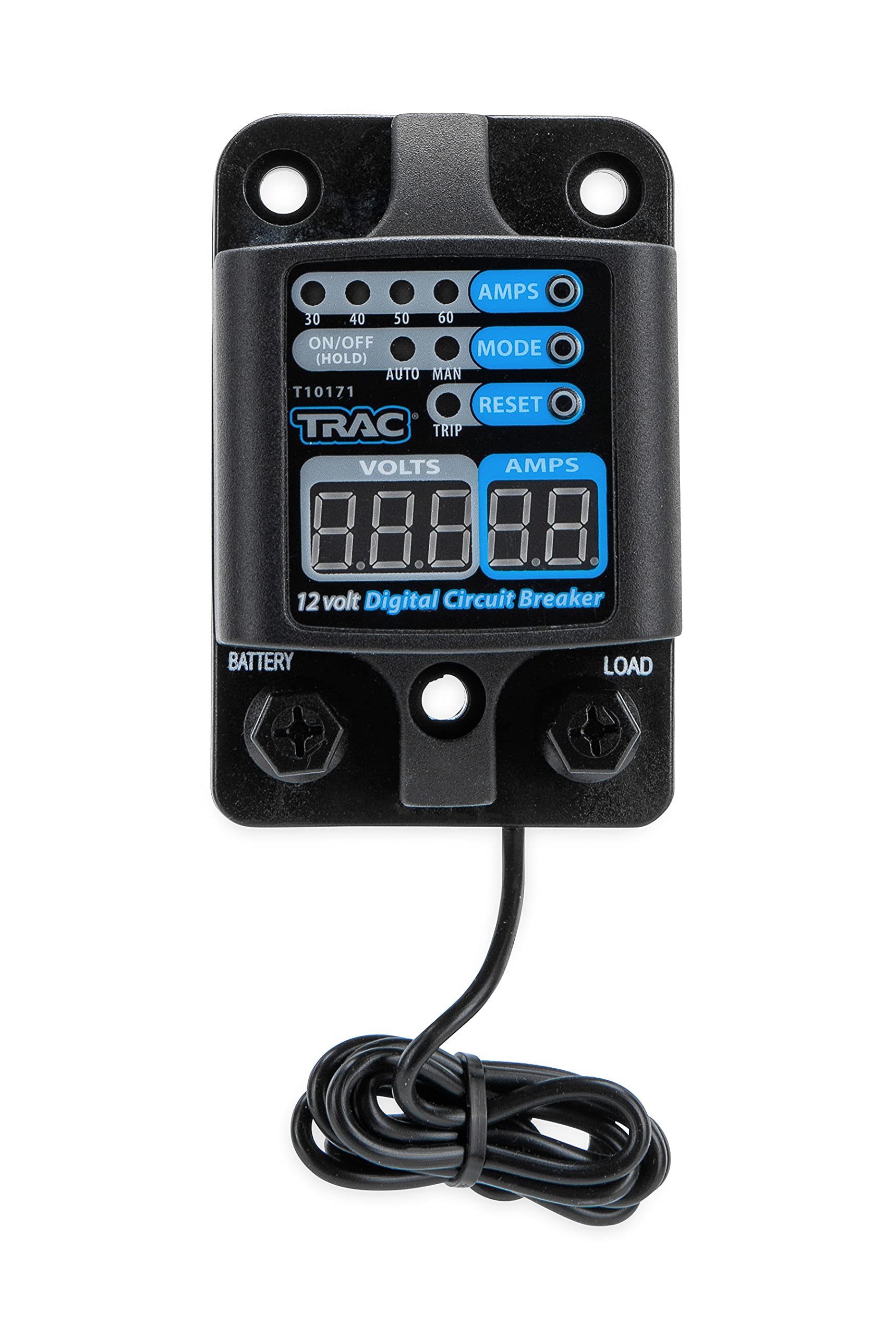 Trac Outdoors Digital Circuit Breaker 30-60 Amp, Waterproof, Model 69402 - Innovative Copper Design, No Thermal Accuracy Issues