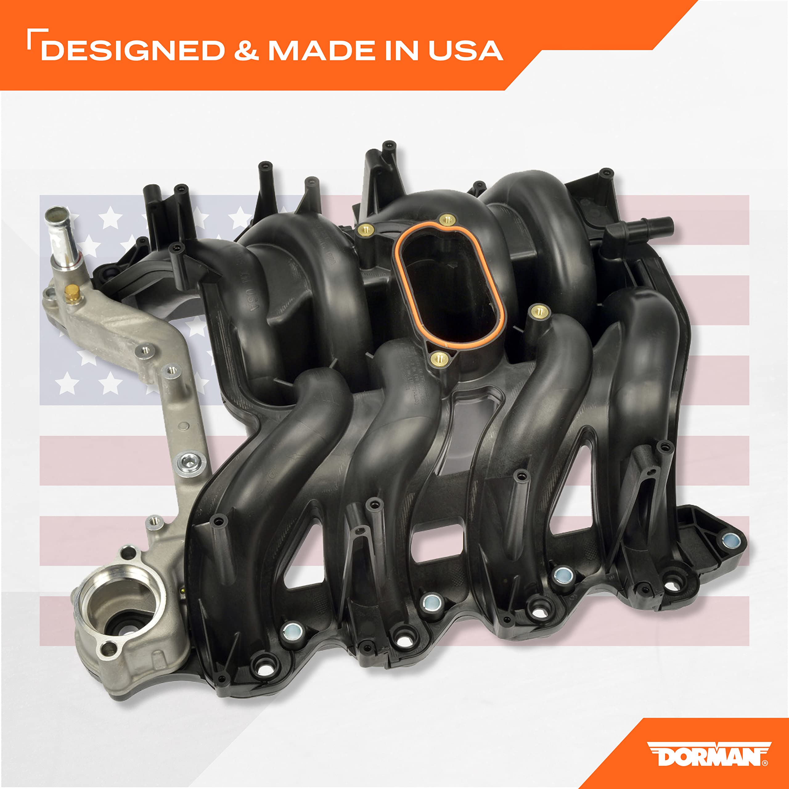 Dorman Engine Intake Manifold 615-188, Plastic, Black, Compatible with Select Ford Models