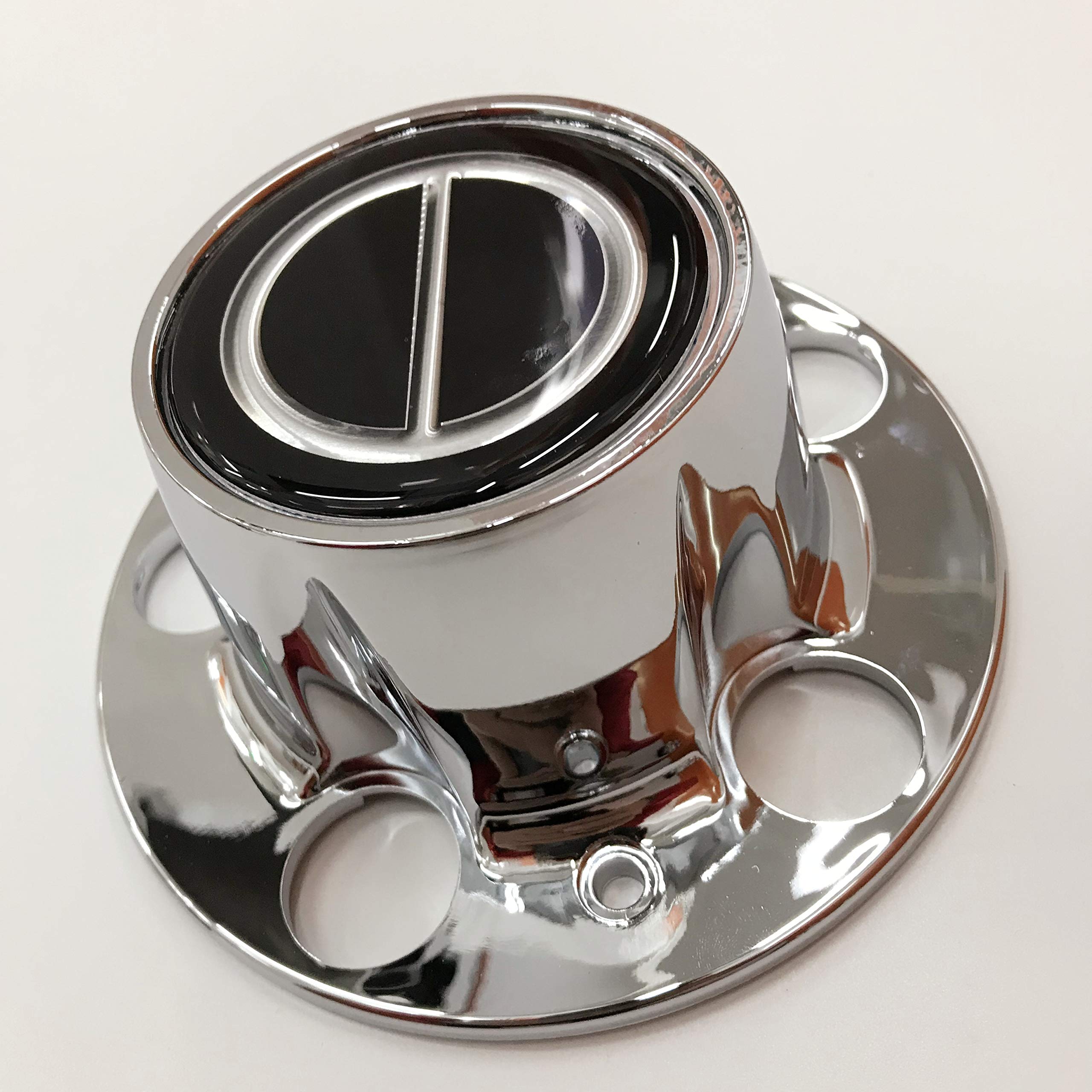 PPCovers 4PCS Chrome Wheel Center Cap Hub Caps for Ranger Bronco II, Black, Model F15002-BK, Durable ABS Material