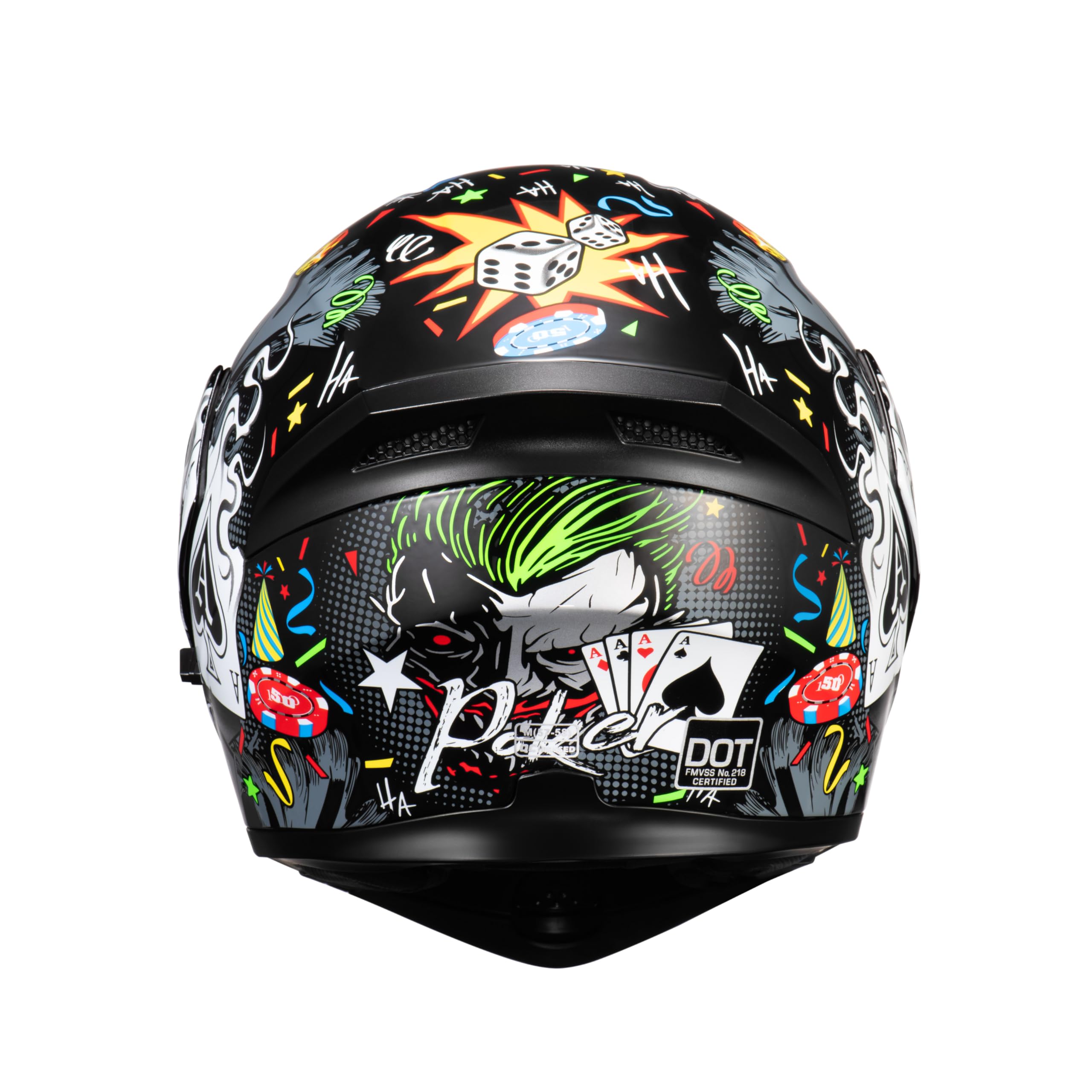 Kypara Motorcycle Dual Visor Flip Up Modular Full Face Helmet With Dot Certification Of Impressionism (Xl, Bloodhound)