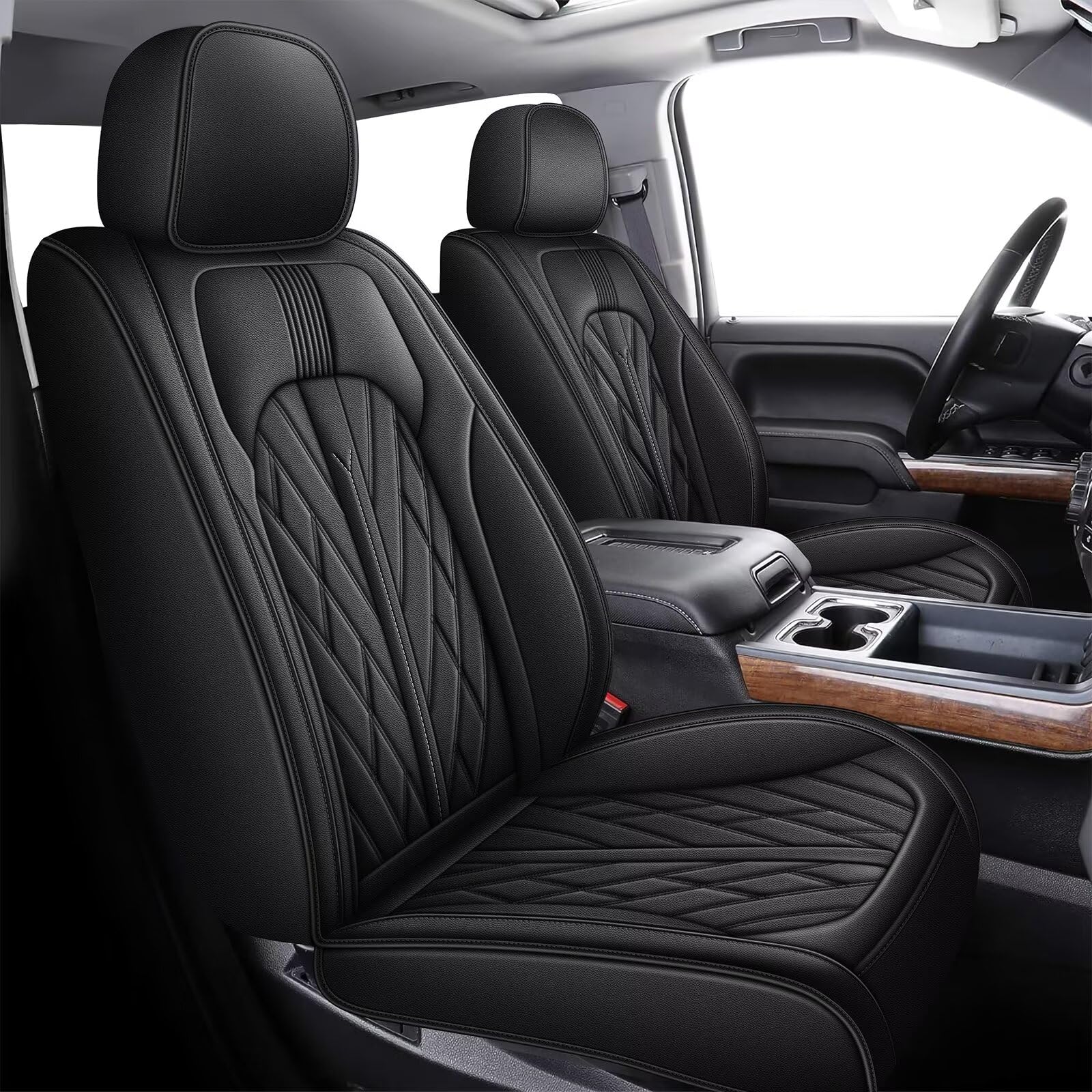 Ttx Lighting Seat Covers Fit For 2019-2023 2024 Chevrolet Chevy Silverado Gmc Sierra 1500 2500Hd 3500Hd Trail Boss Z71 Crew Doub