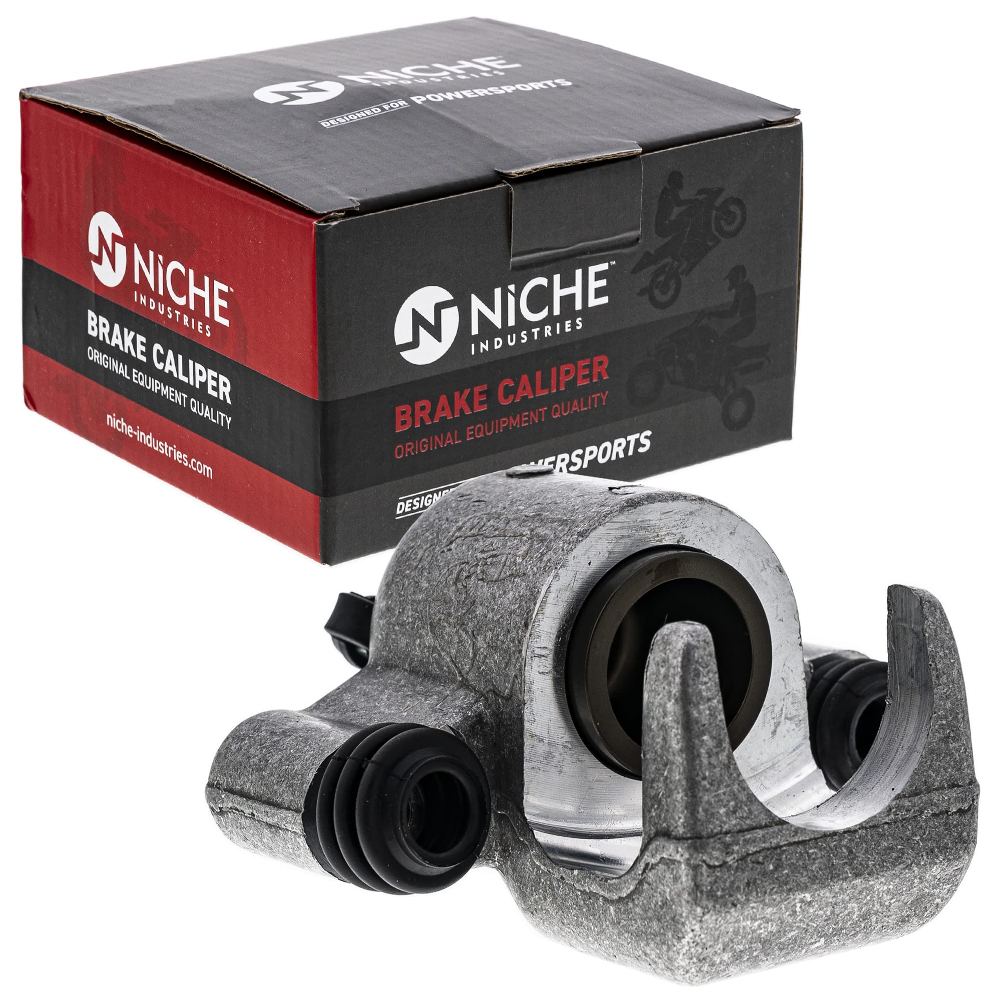 Niche Front Left Right Brake Caliper Pad Set For 1990-2000 Polaris Scrambler Trail Big Blazer Xplorer Magnum 250 300 400