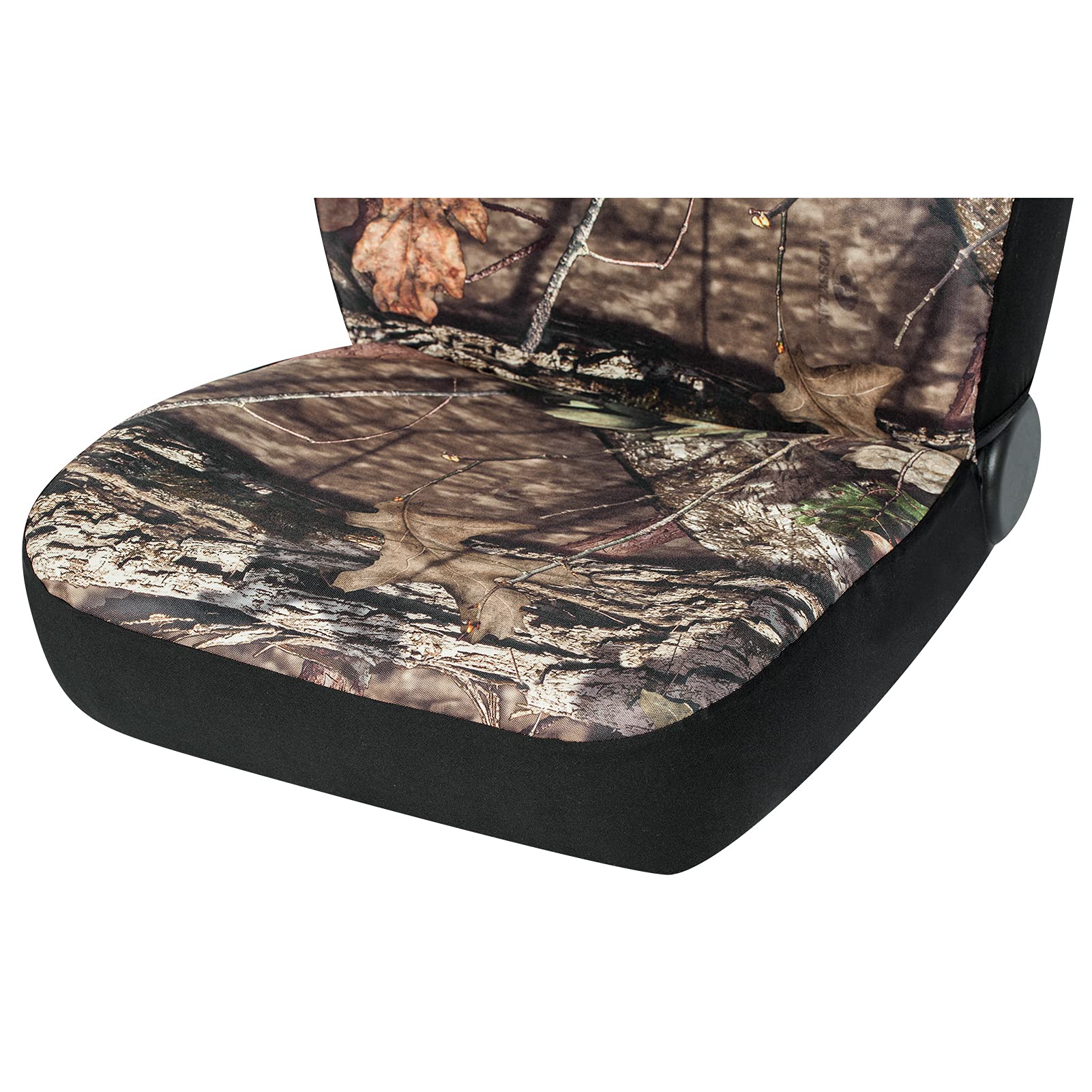 Mossy Oak High Back Camo Seat Covers - Rip-Stop Oxford Fabric, Airbag Compatible, Universal Fit, 20x21x27 inches