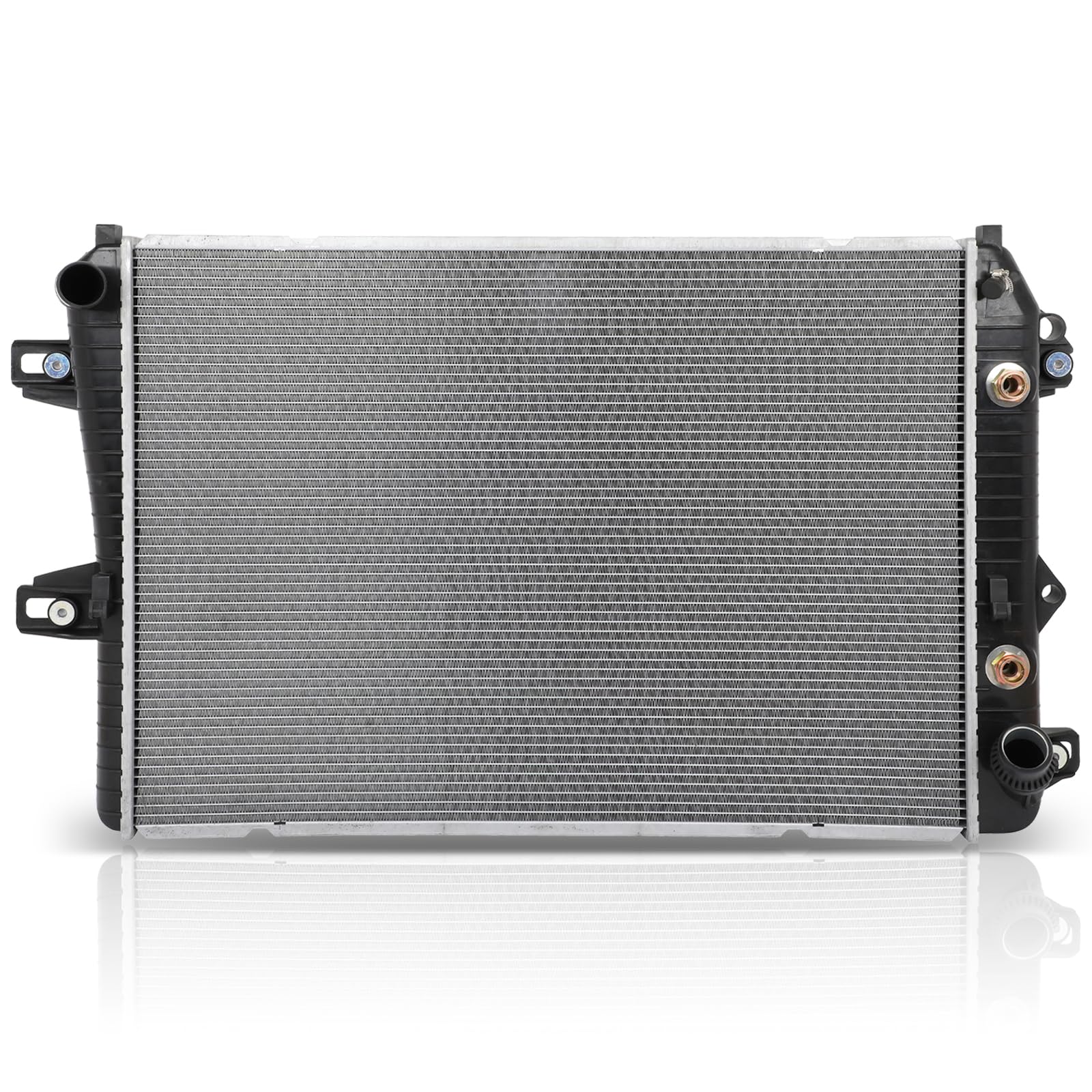 SCITOO Engine Coolant Radiator Assembly for Chevrolet 2006 Silverado 3500 2007-2010 Silverado 2500 HD 3500 HD; for GMC 2006-2010