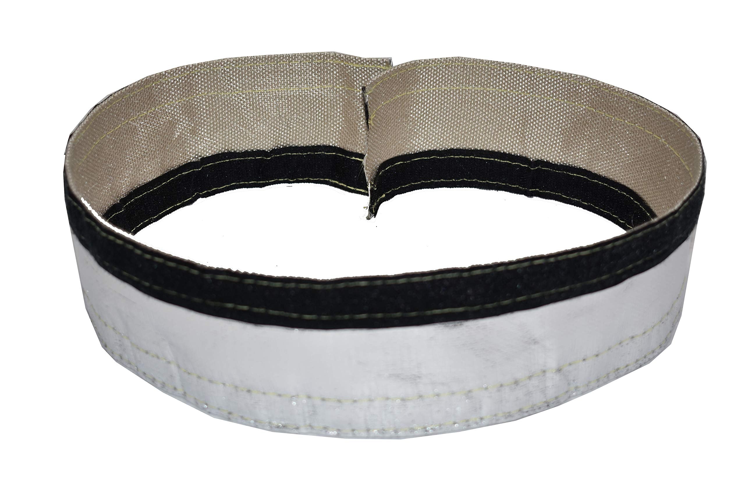 A-Team Performance - 010457 Heat Shroud Aluminized Sleeving - For Ultimate Heat Shield Protection Barrier - With Hook And Loop C