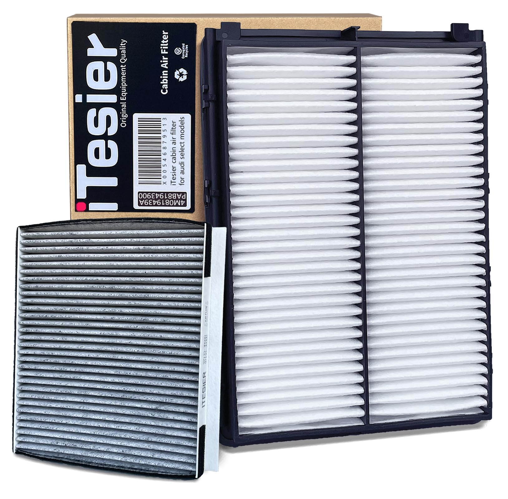 ITESIER Cabin Engine Air Filter kit for Telluride (2020-2025), Santa Fe 2.0L 2.4L (2019-2020), Replaces 97133-J5000, 97133-3M000