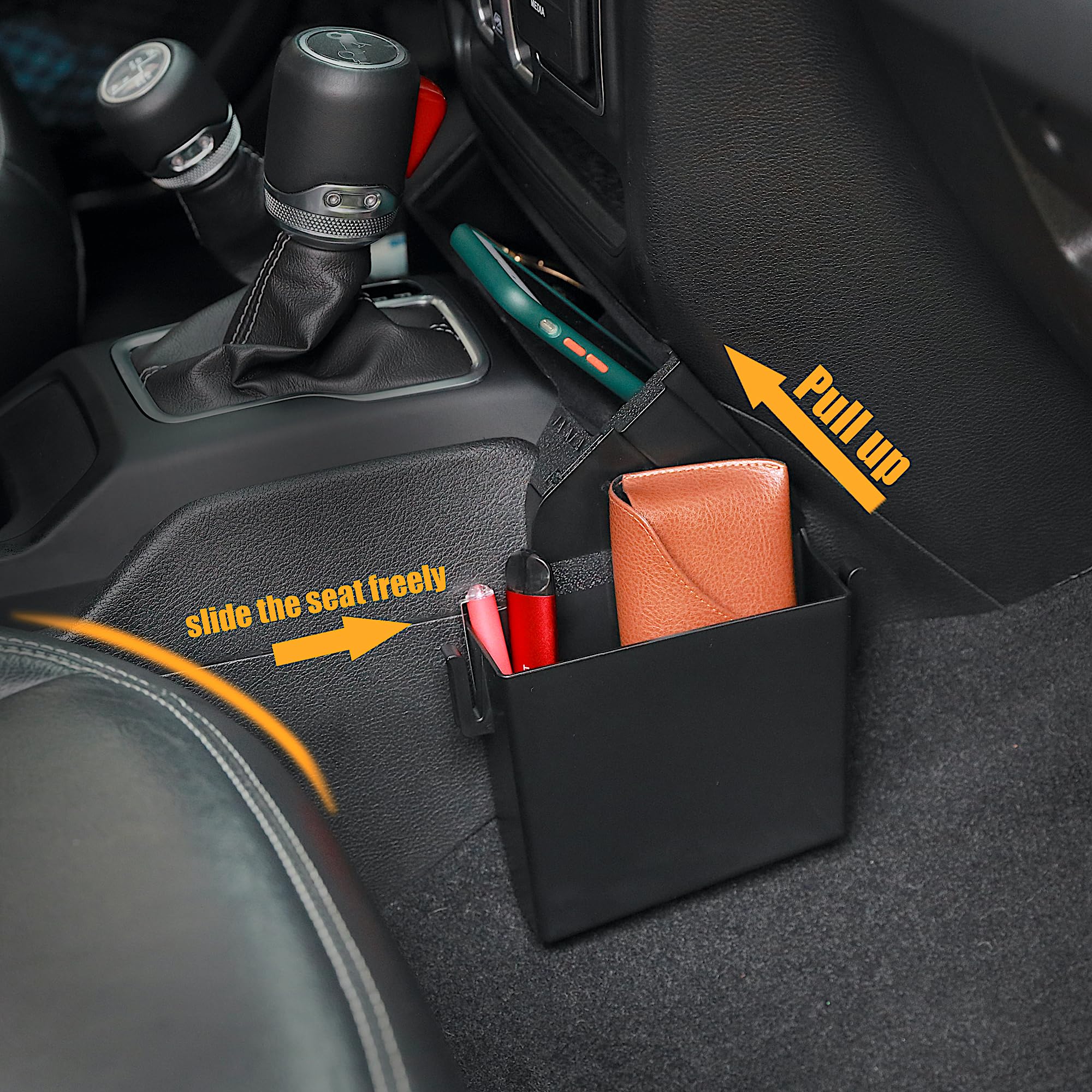 JVMA Center Console Gear Shift Organizer Tray for Jeep Gladiator JT Accessories and Wrangler JL JLU 2024 2023 2022 2021 2020 201