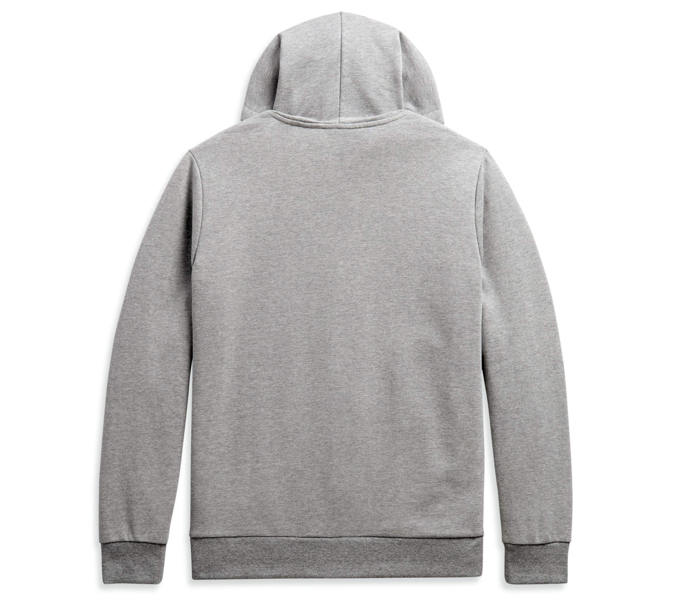 Harley-Davidson Men's Retro Tank Graphic Hoodie, Slim Fit, 60% Cotton, 40% Polyester, XX-Large, Gray