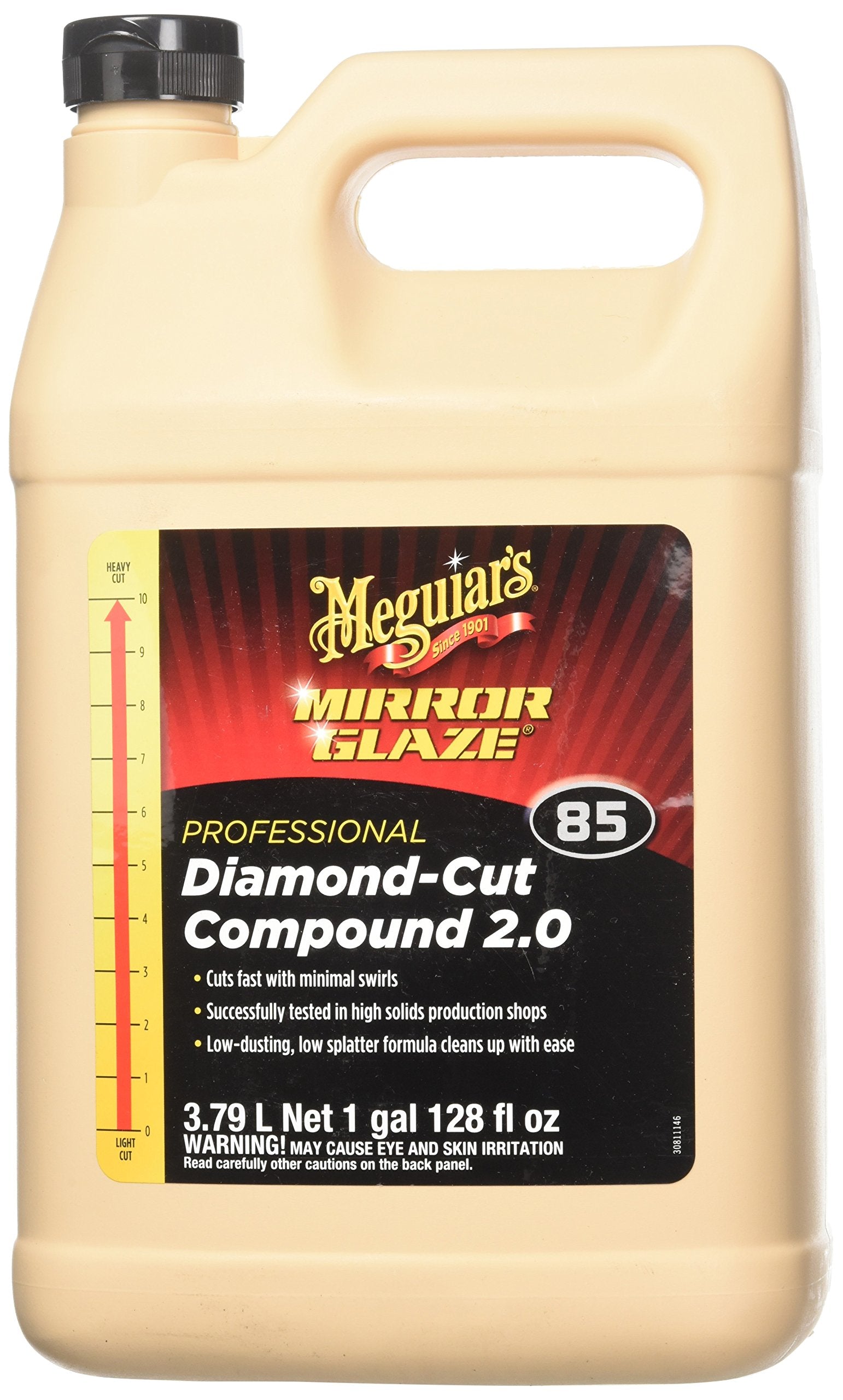 Meguiar?s M8501 Mirror Glaze Diamond Cut Compound 2.0  1 Gallon Container