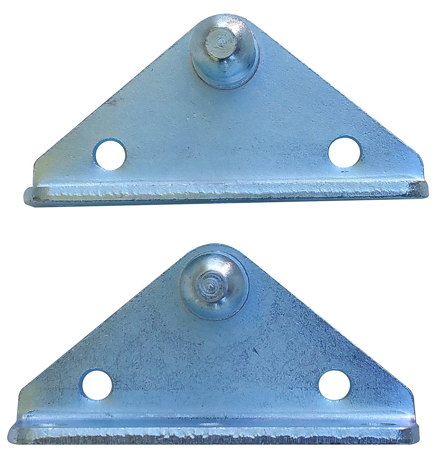 Angled Lift Support Bracket Inside Mount - Zinc Plated 10 Gauge Steel - 10Mm Ball Stud - Gas Strut Mounting Brackets - Gas Shock
