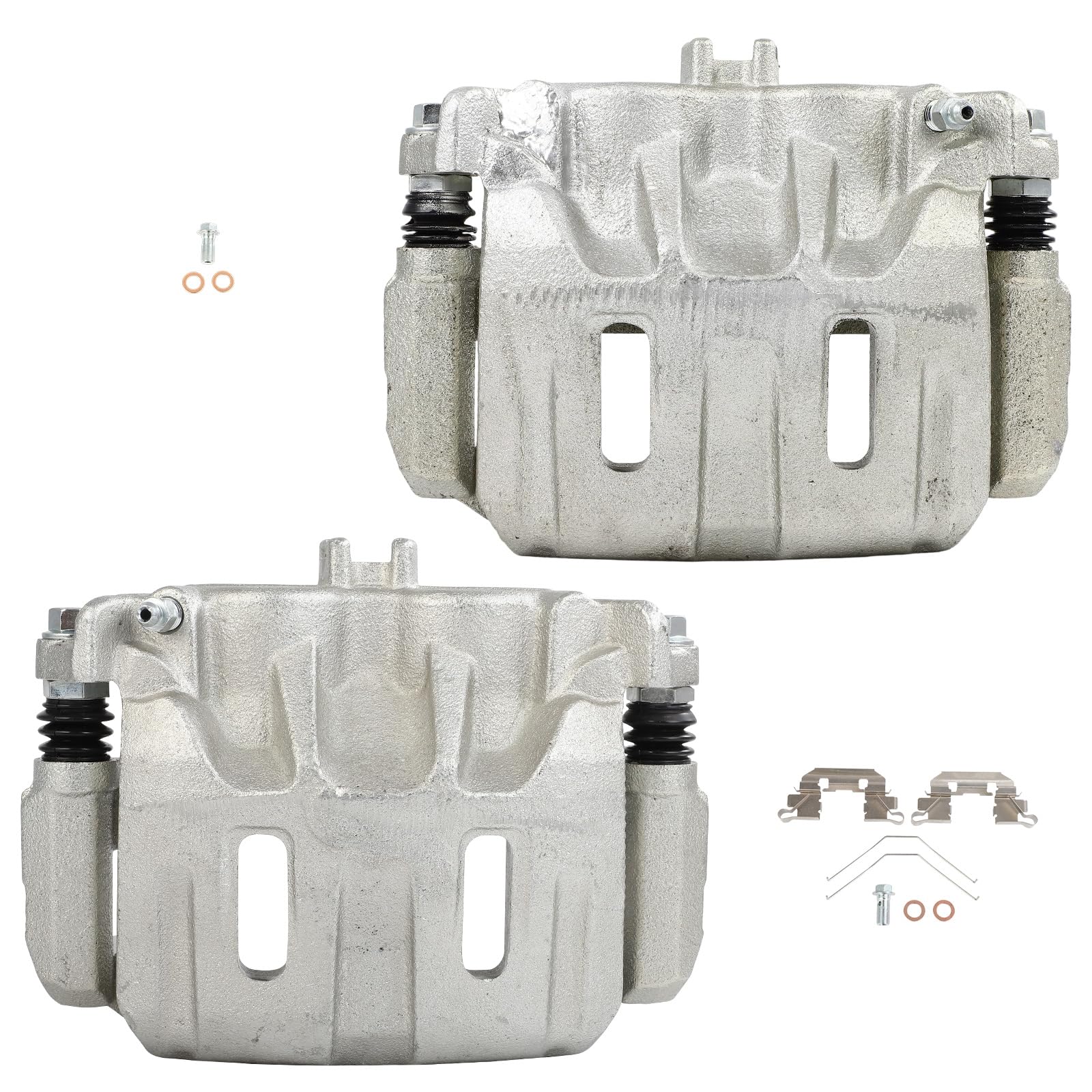 cciyu 19B6448 19B6449 Front Left & Right Brake Caliper with Bracket Fit For Honda For Odyssey 2011-2017