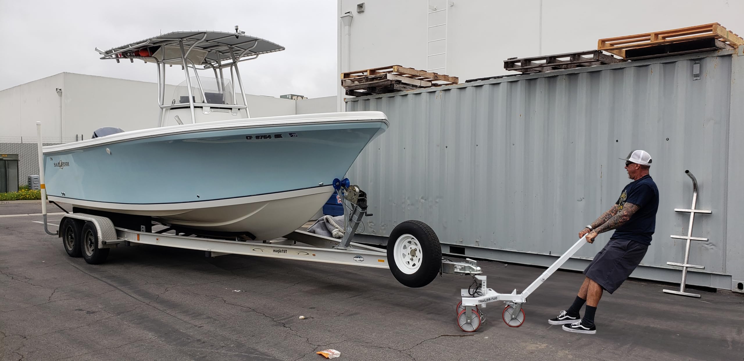 Trailer-Tug Trailer Dolly | Supports 20,000 lbs | 3,500 lb Tongue Weight | Alloy Steel | Model TT18001