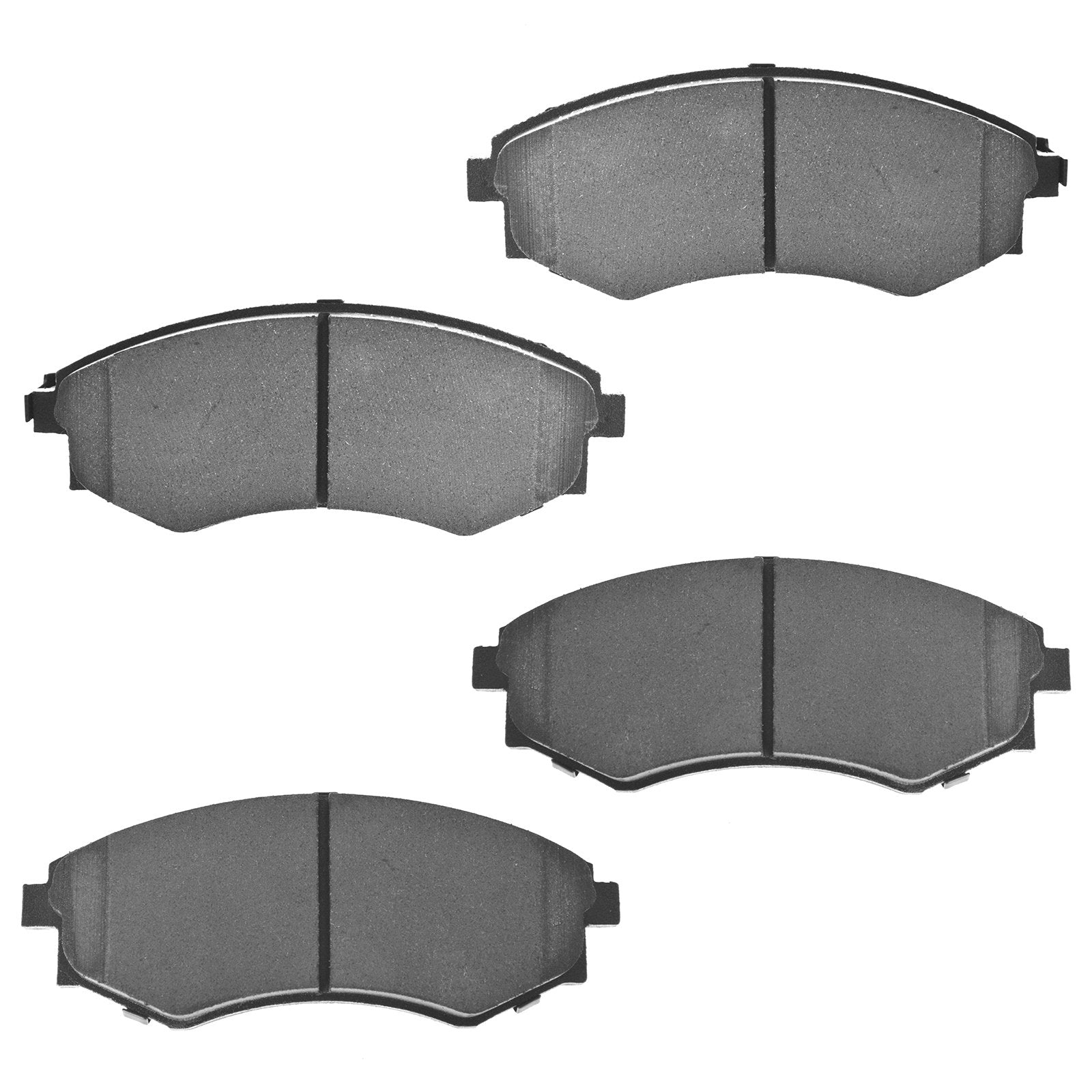 Trq Front Brake Pad & Rotor Kit Brake Pads Brake Rotor Semi-Metallic Compatible With 1998-2006 Hyundai Elantra 1999-2001 Sonata