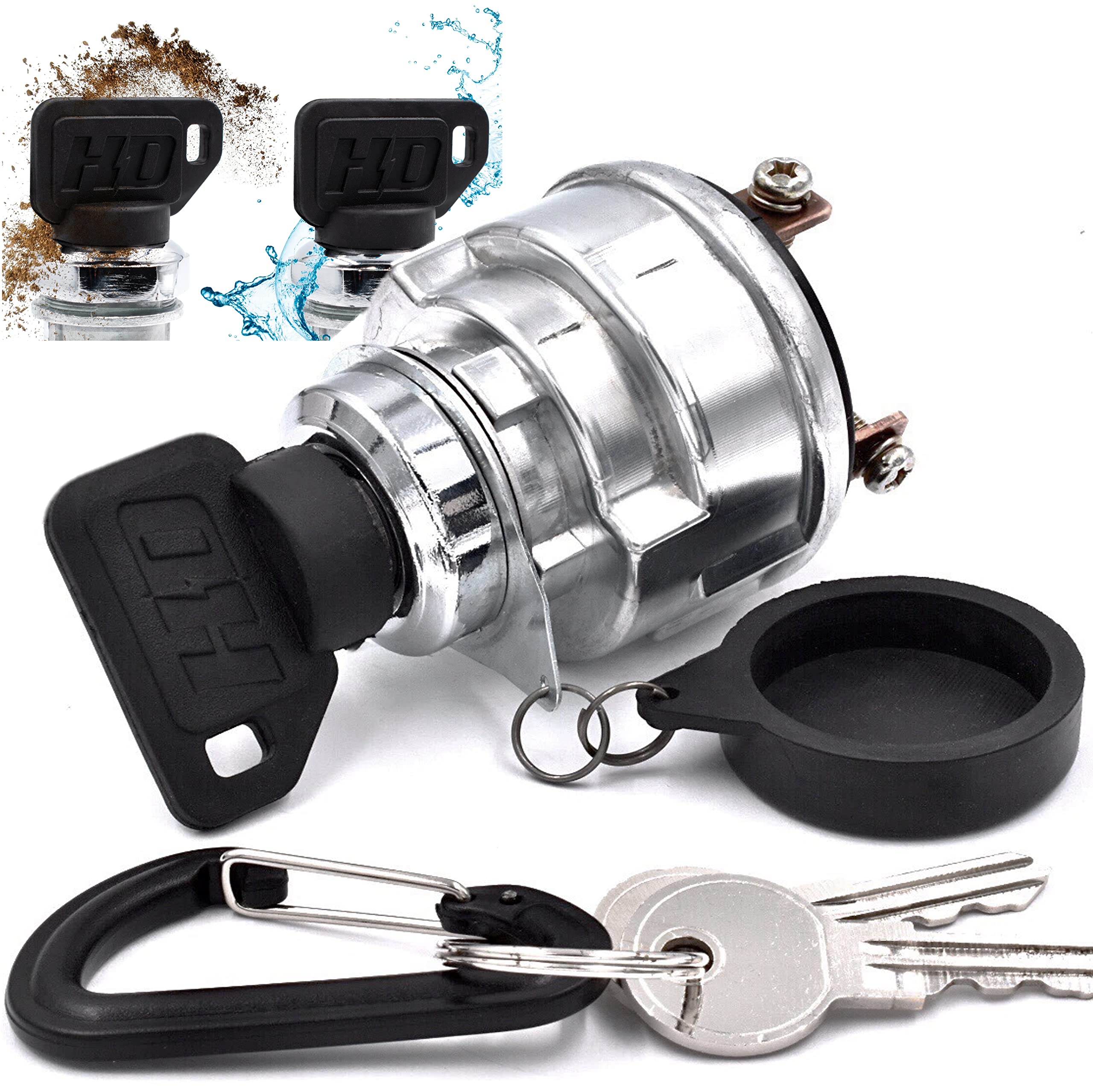 HD Switch Starter Ignition Key Switch fits Ford New Holland Tractor 1000 1100 1110 1200 1210 1215 1220 1300 1320 1320 1500 1510 