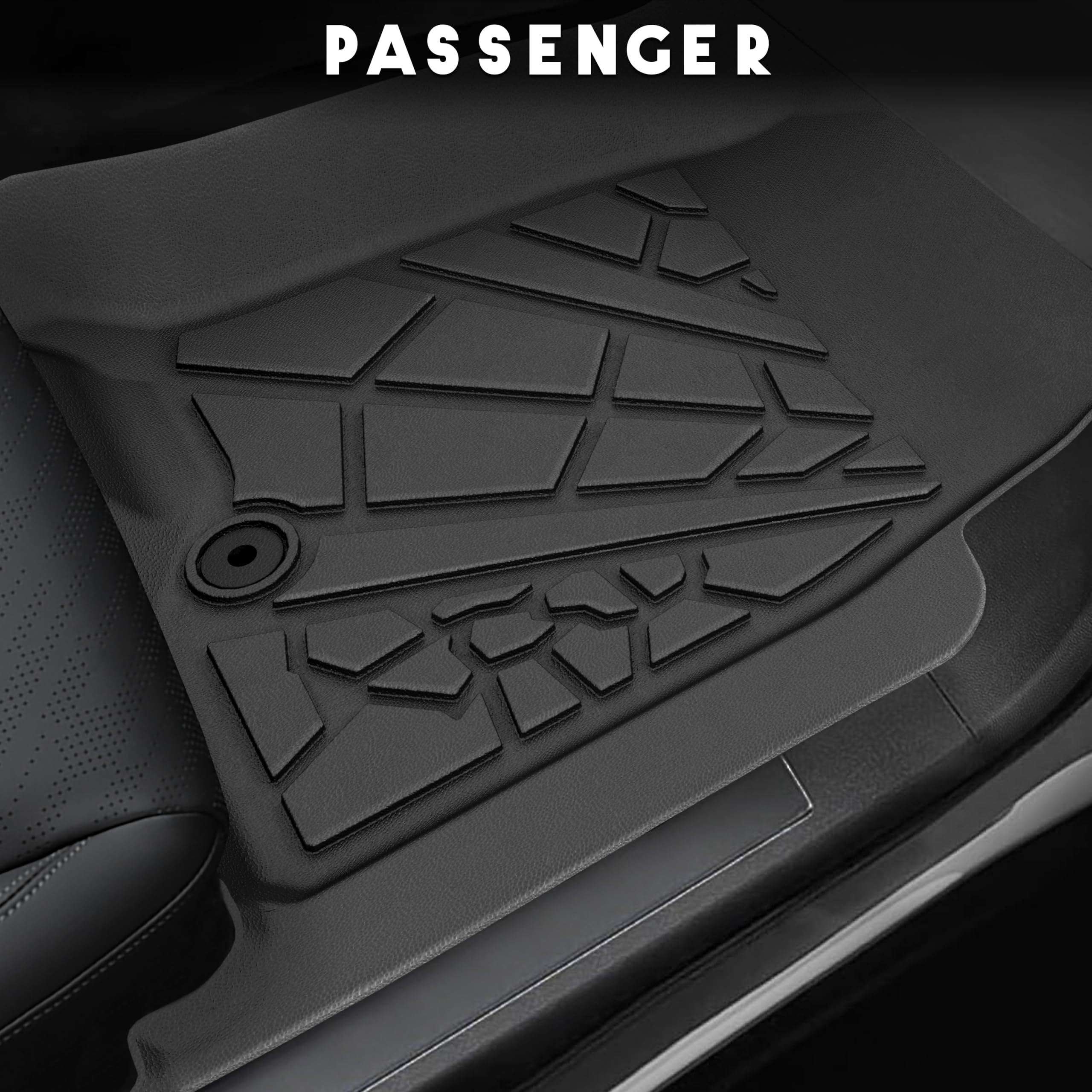 Karpal Floor Mat & Cargo Mat Fit For 2021-2024 Chevrolet Tahoe (Only Fit 8 Seats)/Gmc Yukon (Not Fit Xl),Tpe Rubber All Weather