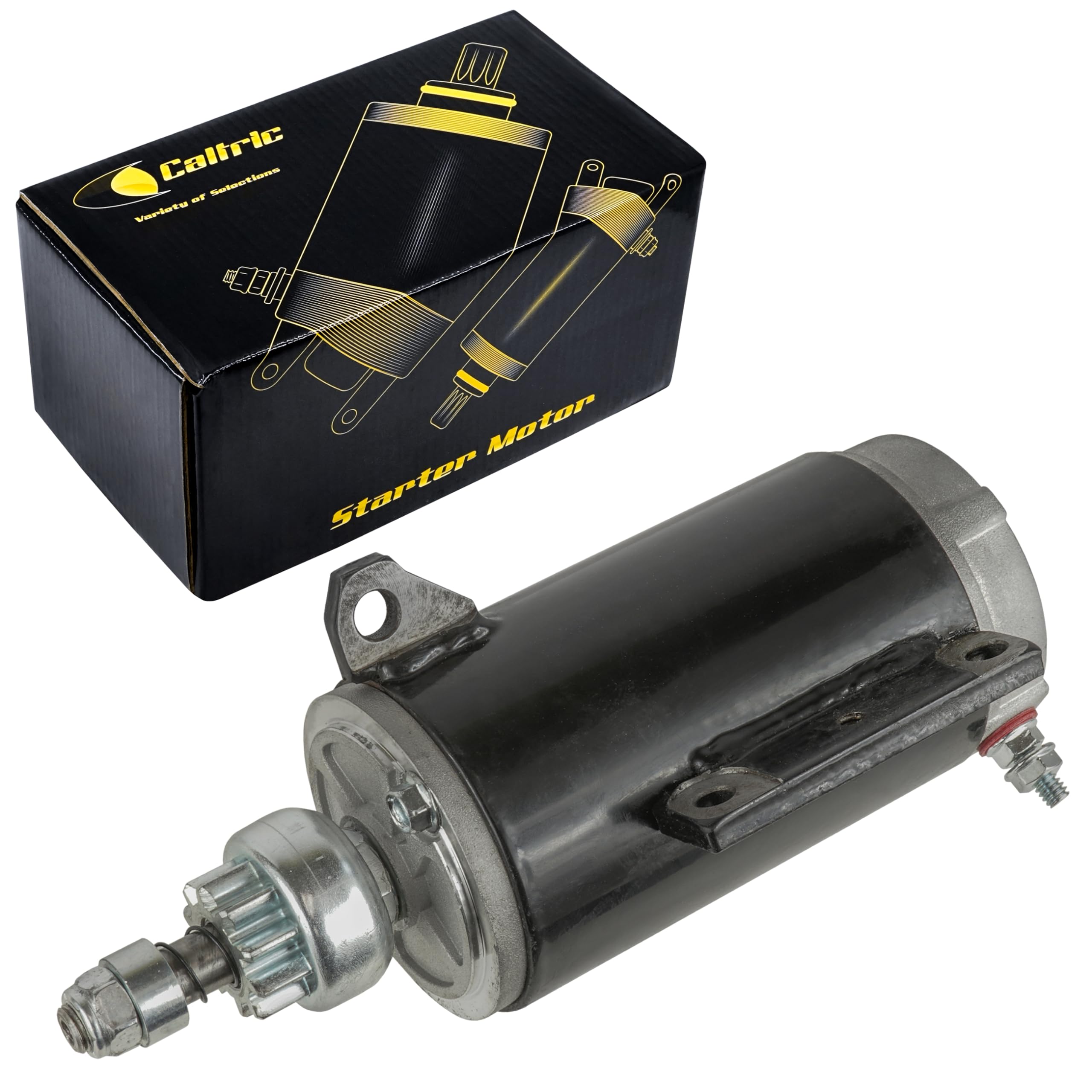 Caltric Starter Compatible with Omc Outboard 586285 585060 393570 Sm47309 Sm57050 4730940-M030Sm