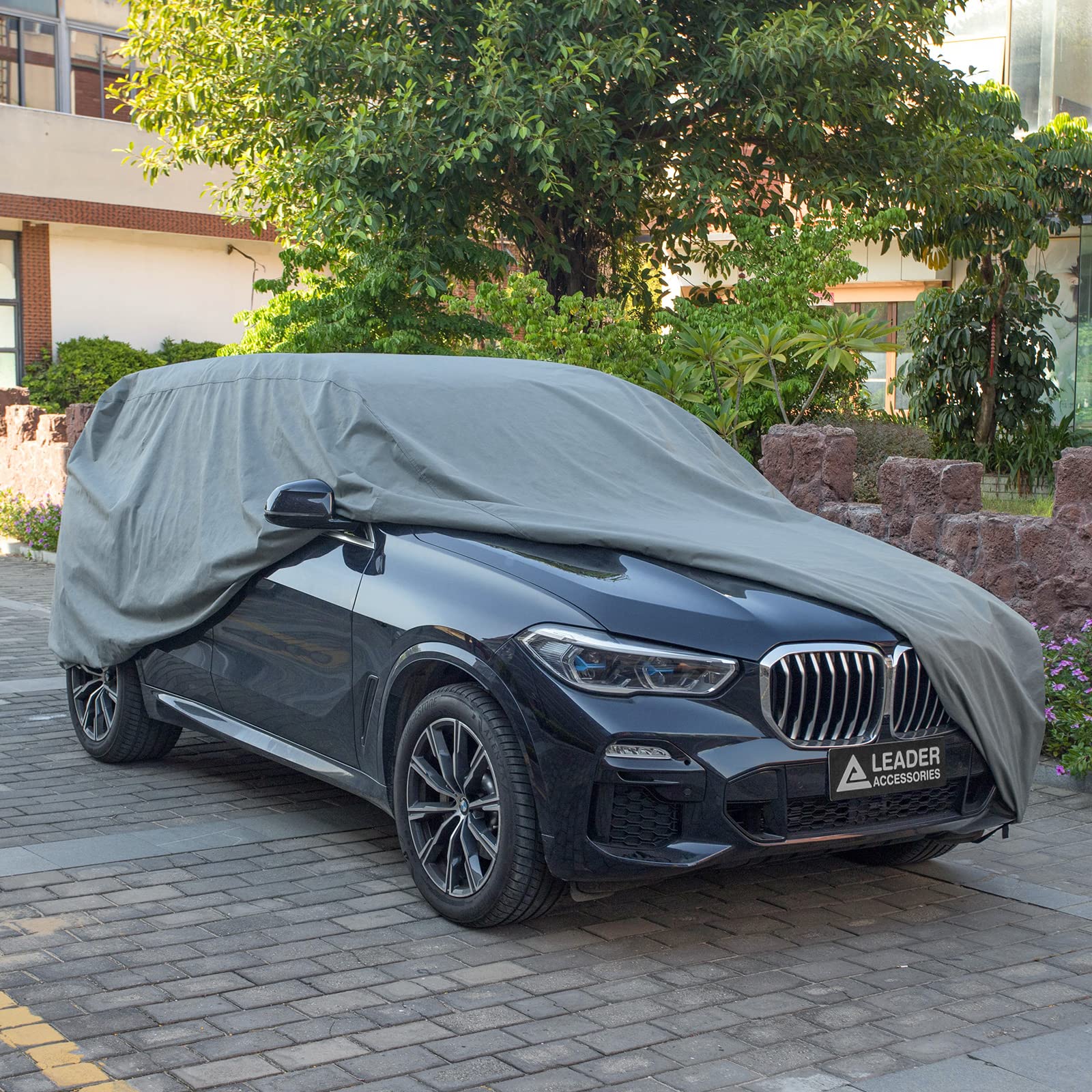 Leader Accessories Suv Car Covers For Automobiles All-Weather Limited Waterproof, Breathable Full-Exterior Covers For Indoor And Outdoor Use, Fits 207-230