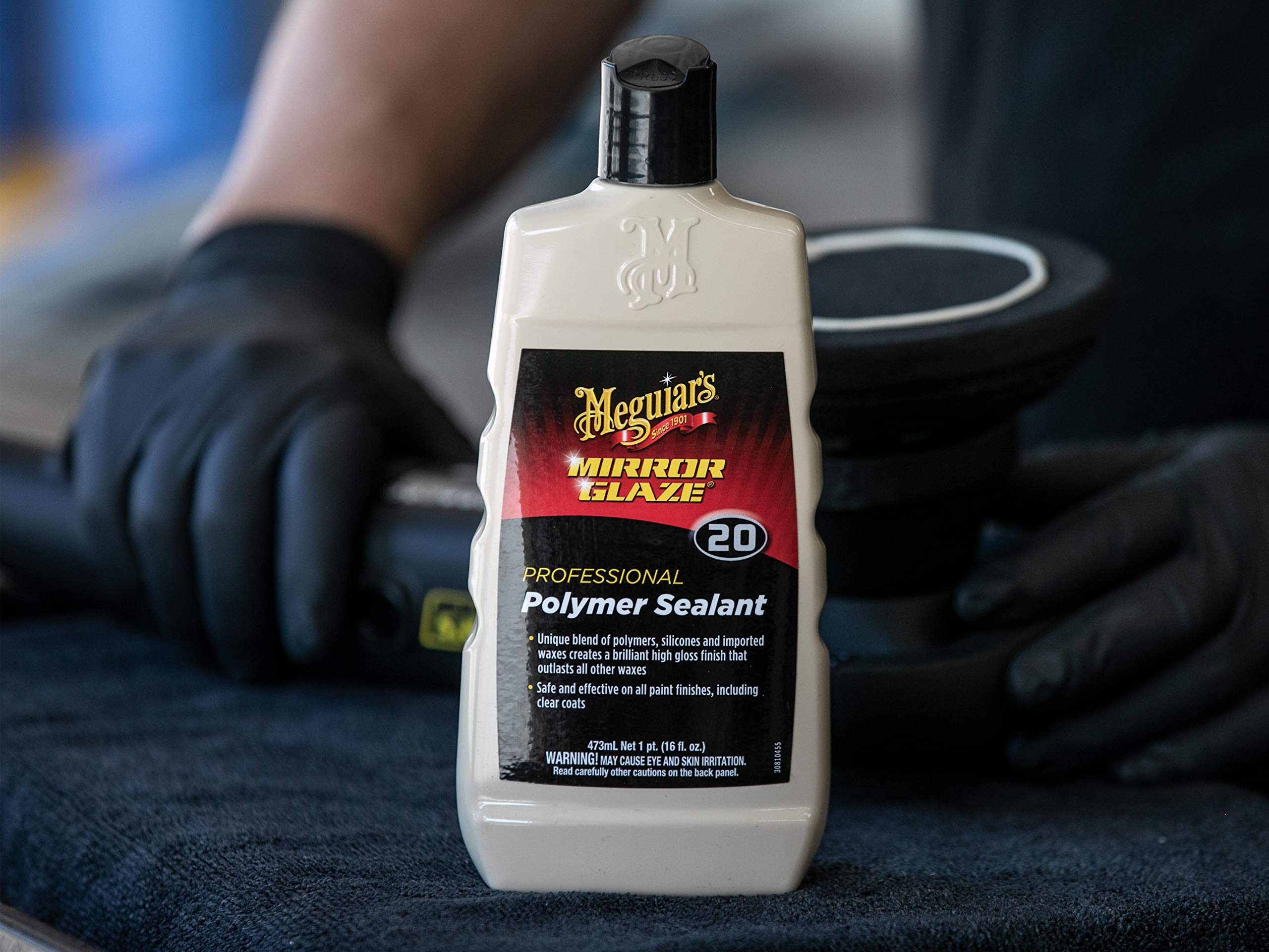 Meguiar's Mirror Glaze Polymer Sealant - High Gloss Wax Protection, 16 oz, Model M2016
