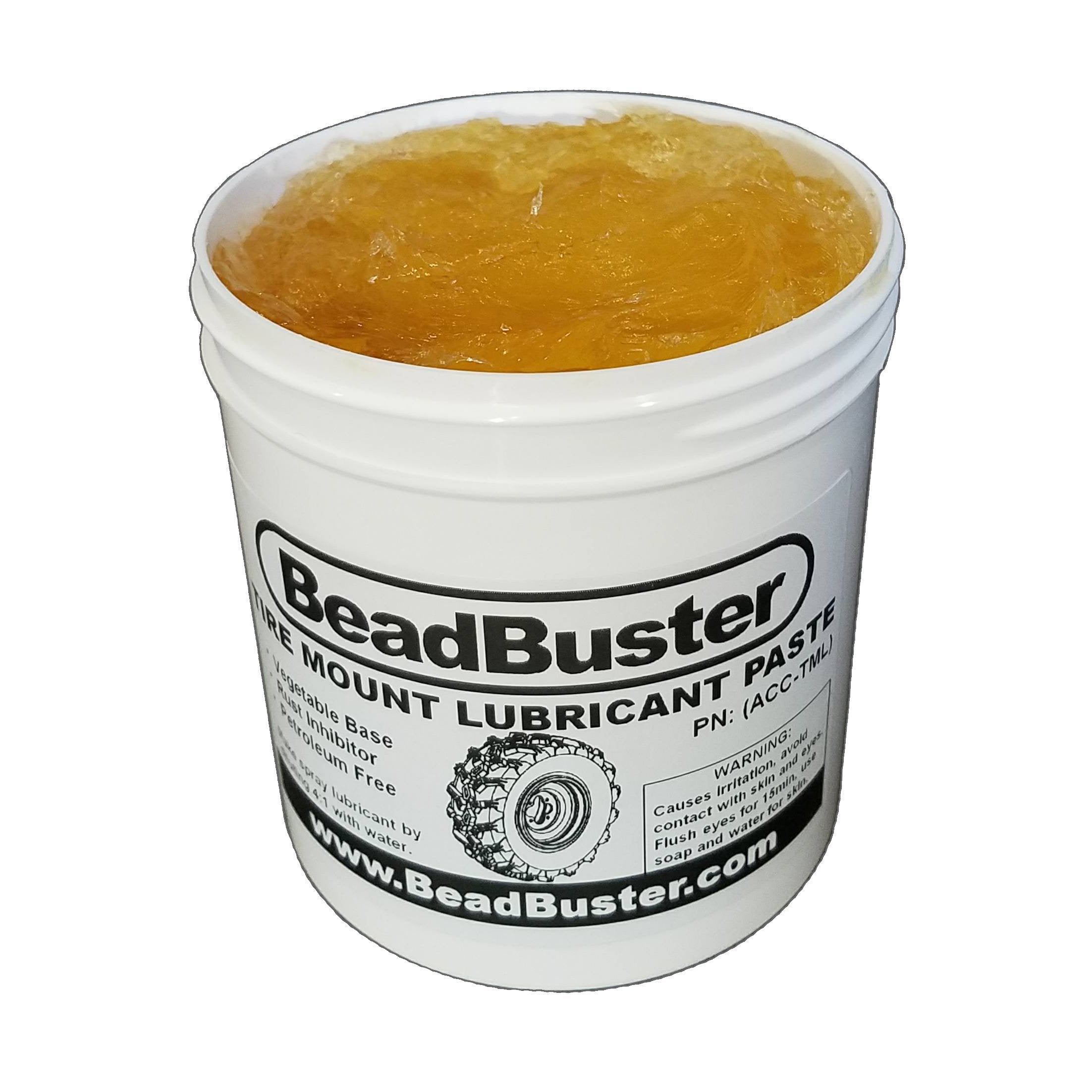 BeadBuster Tire Mounting Lubricant Paste, 1-Pint (16oz), Vegetable Base, Model ACC-TML
